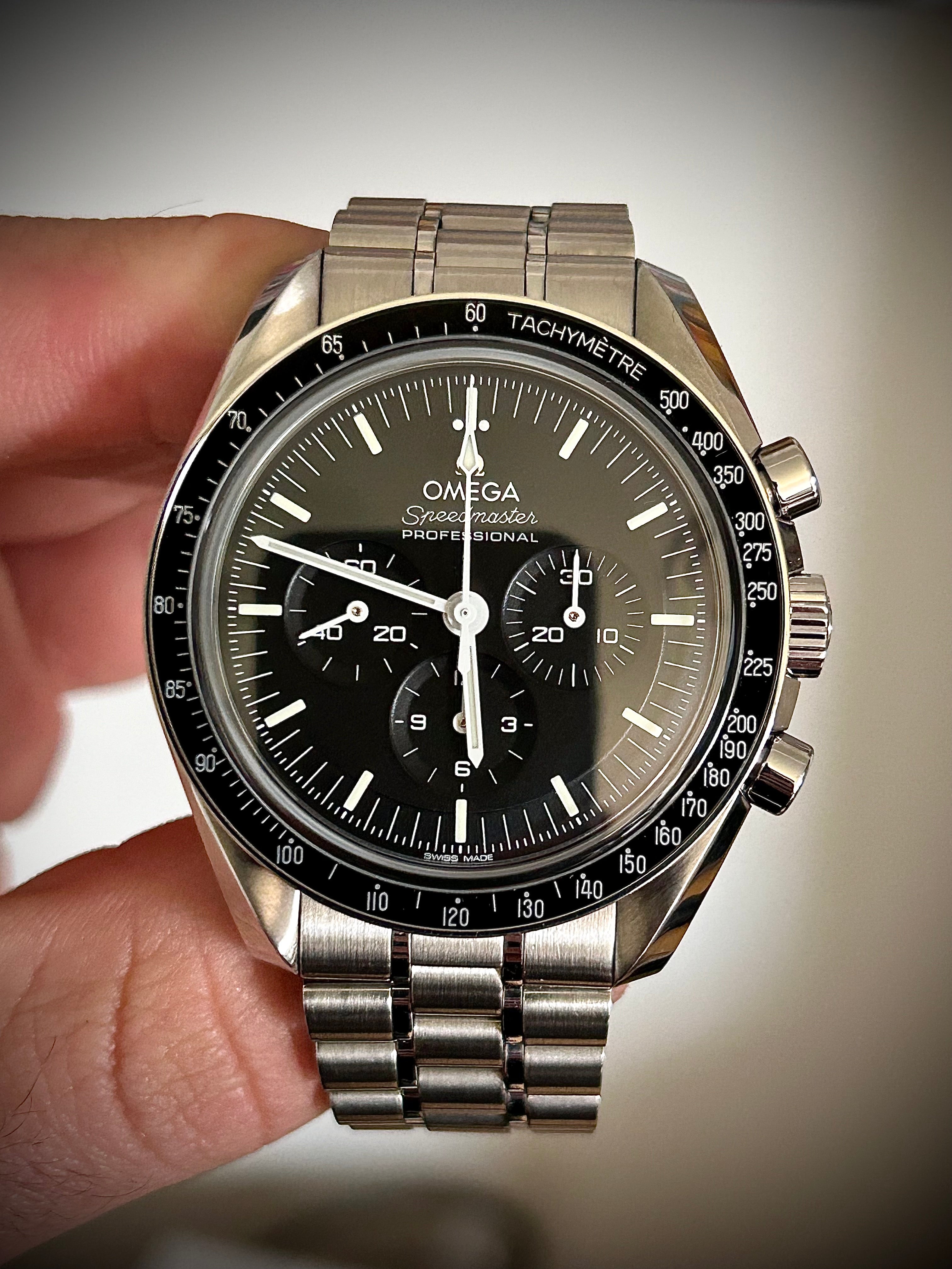 2024 OMEGA SPEEDMASTER PROFESSIONAL, SAPPHIRE SANDWICH , BOX AND PAPERS, INC GST