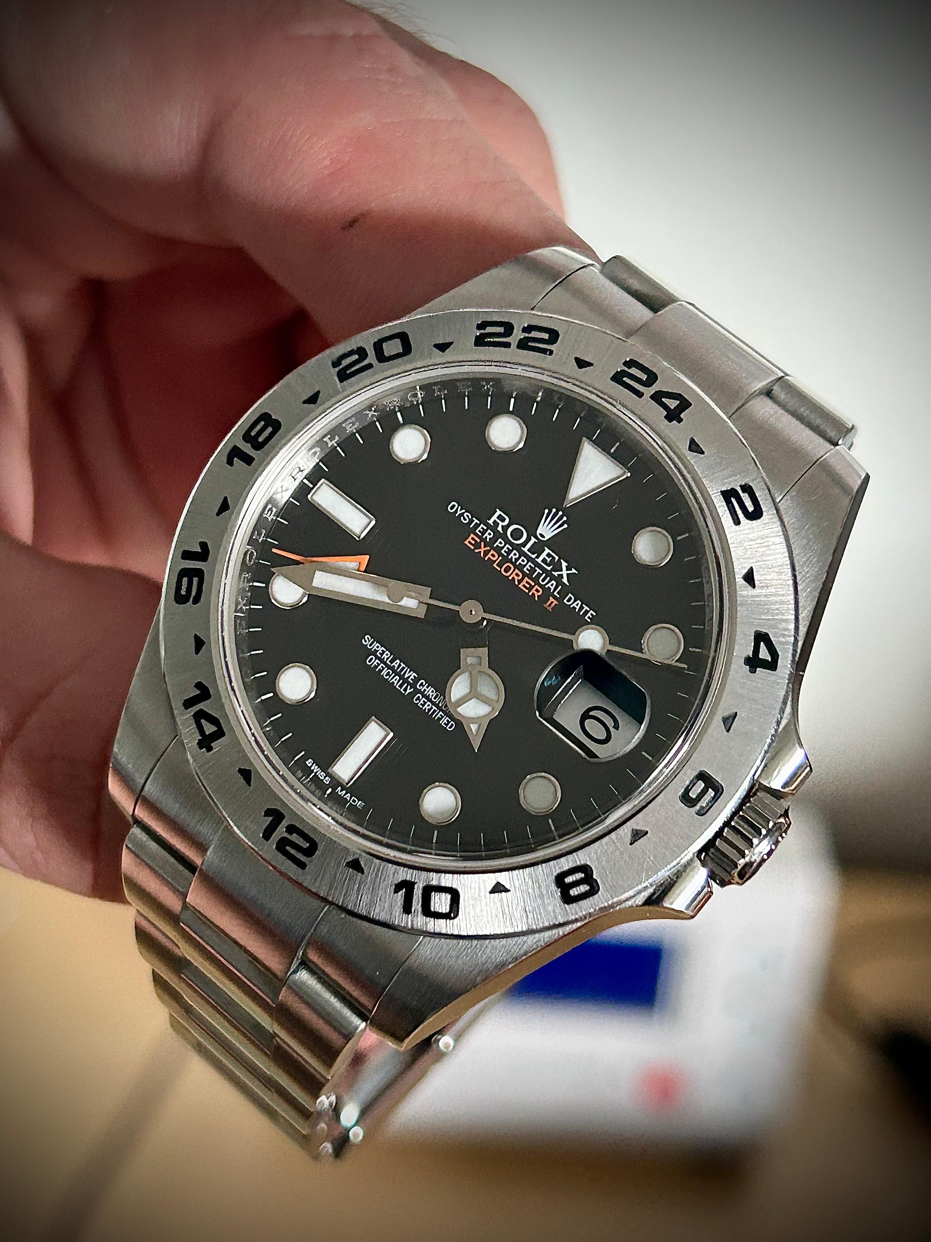 2016 ROLEX EXPLORER II, 216570, BOX AND PAPERS, INC GST