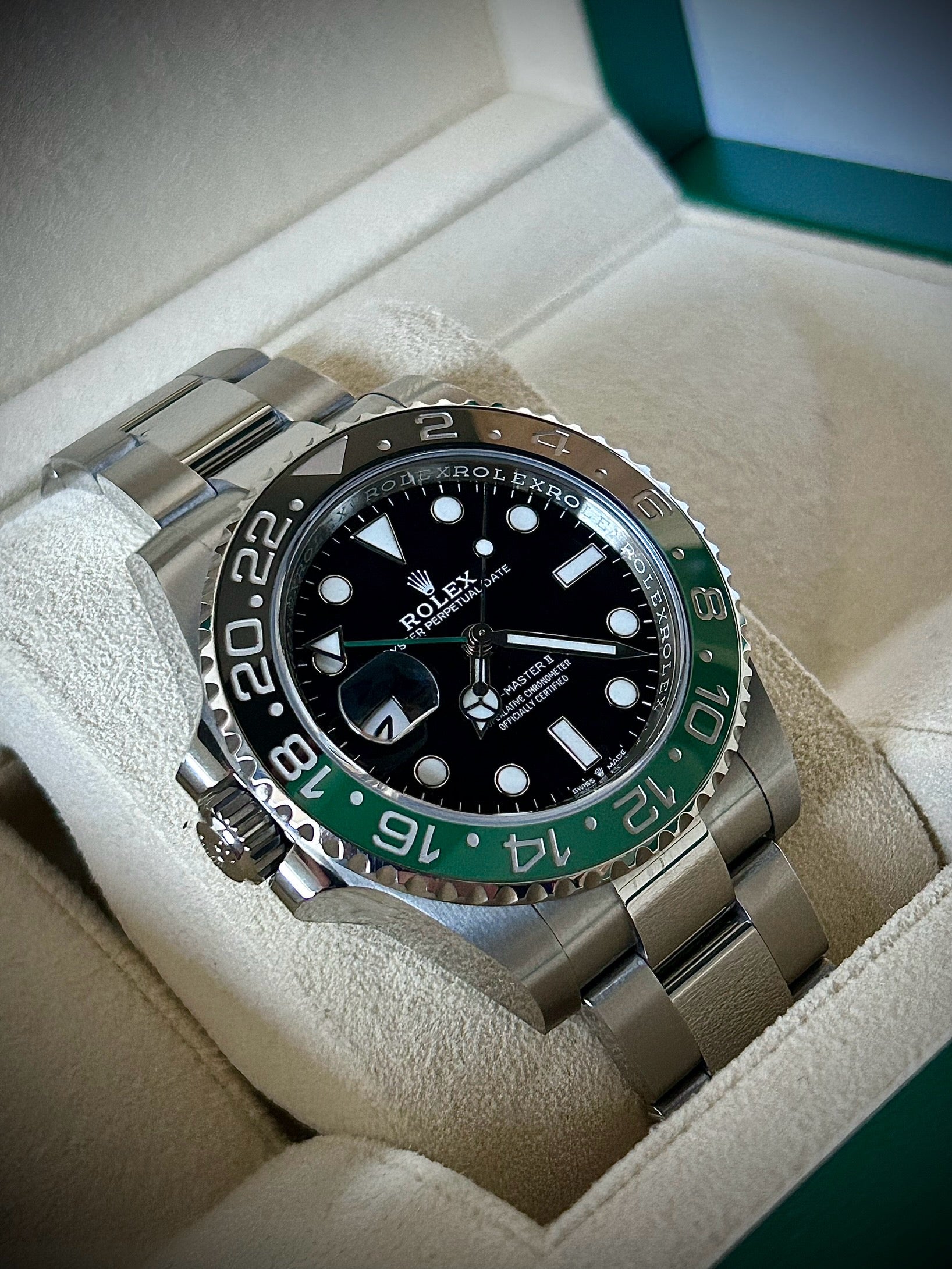 2024 ROLEX GMT-MASTER II “SPRITE”, FULL SET, INC GST