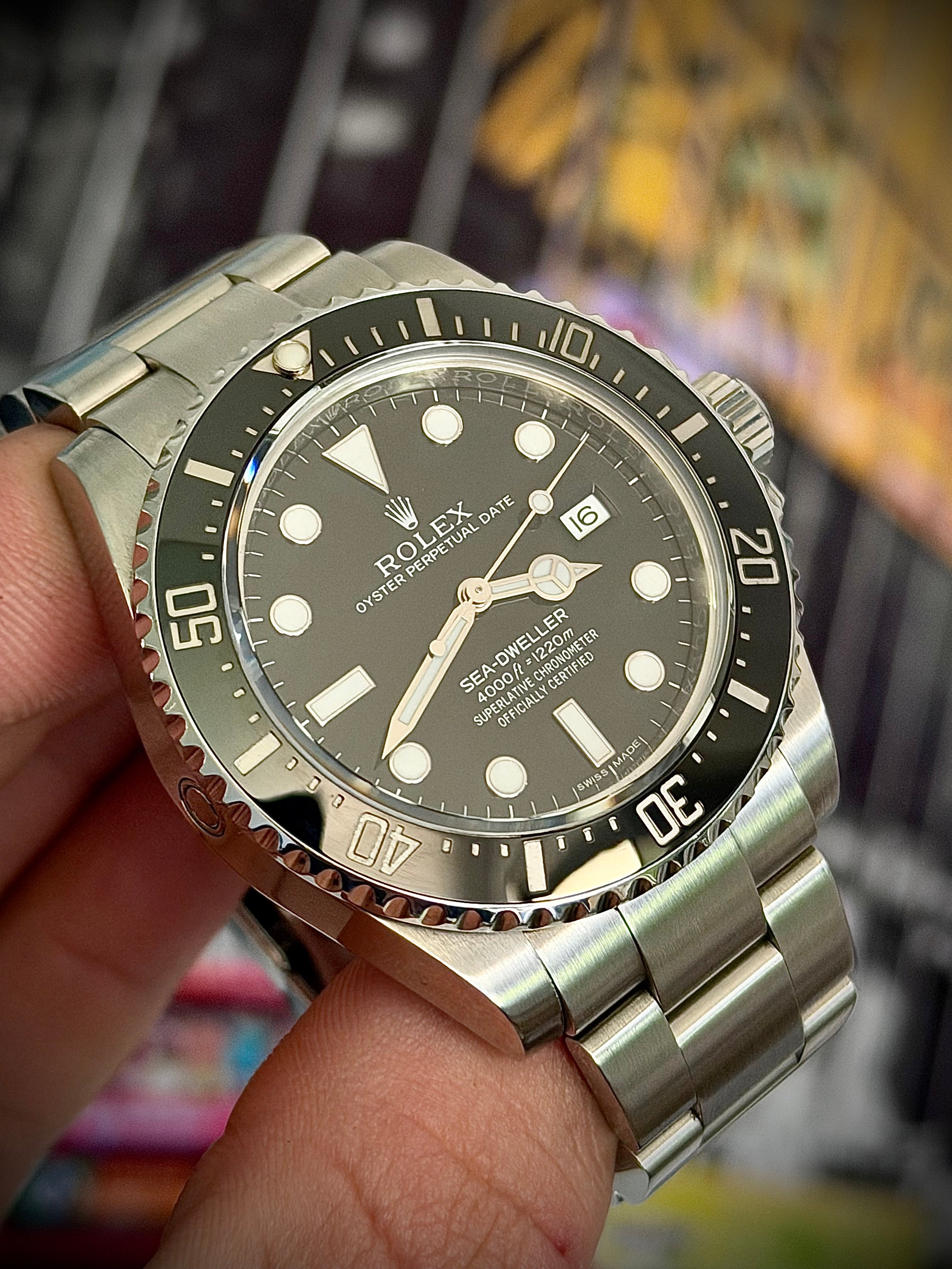 2016 ROLEX SEA-DWELLER 4000, 116600, FULL SET, INC GST