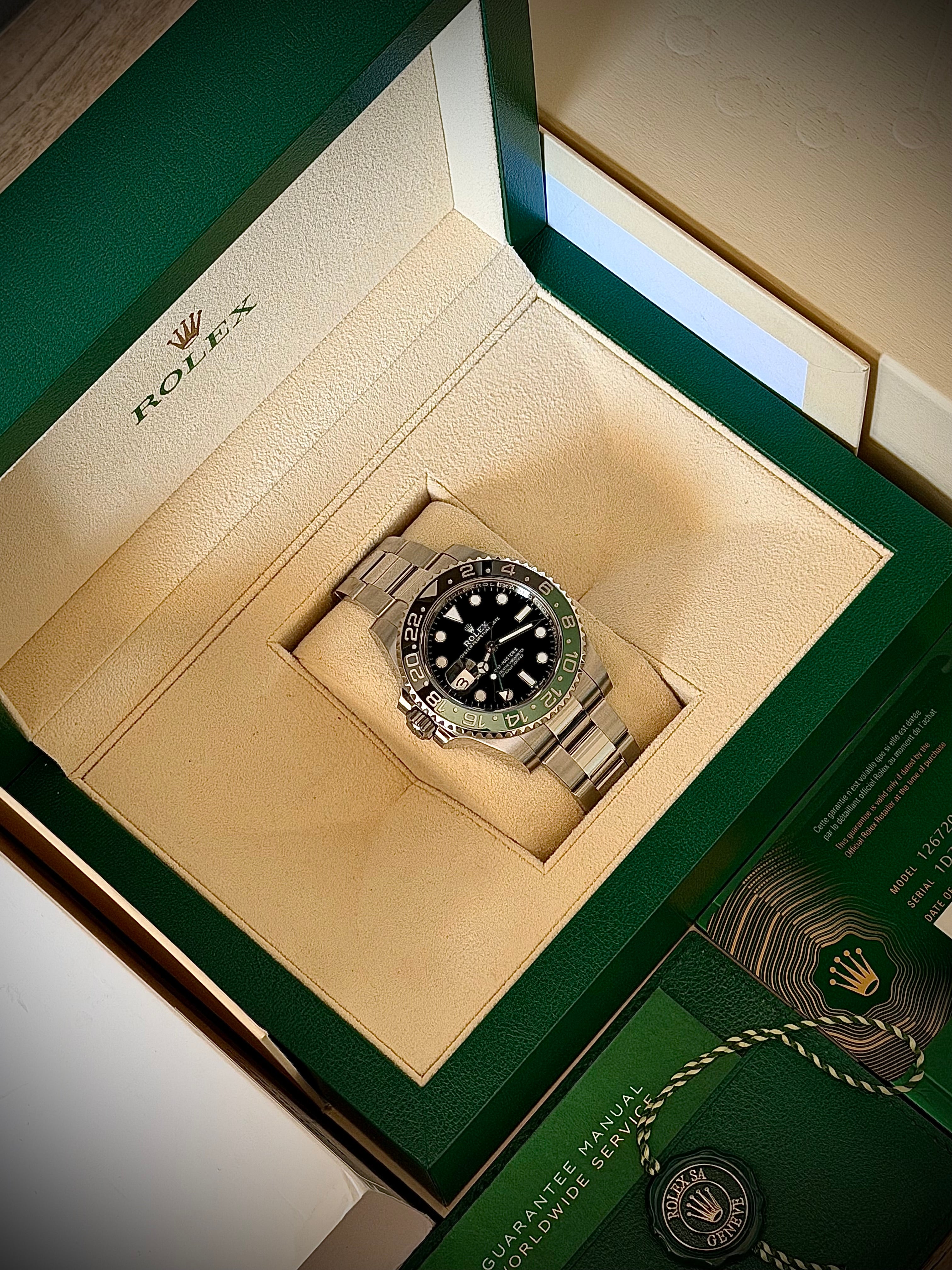 2024 ROLEX GMT-MASTER II “SPRITE”, 126720VTNR, FULL SET, INC GST