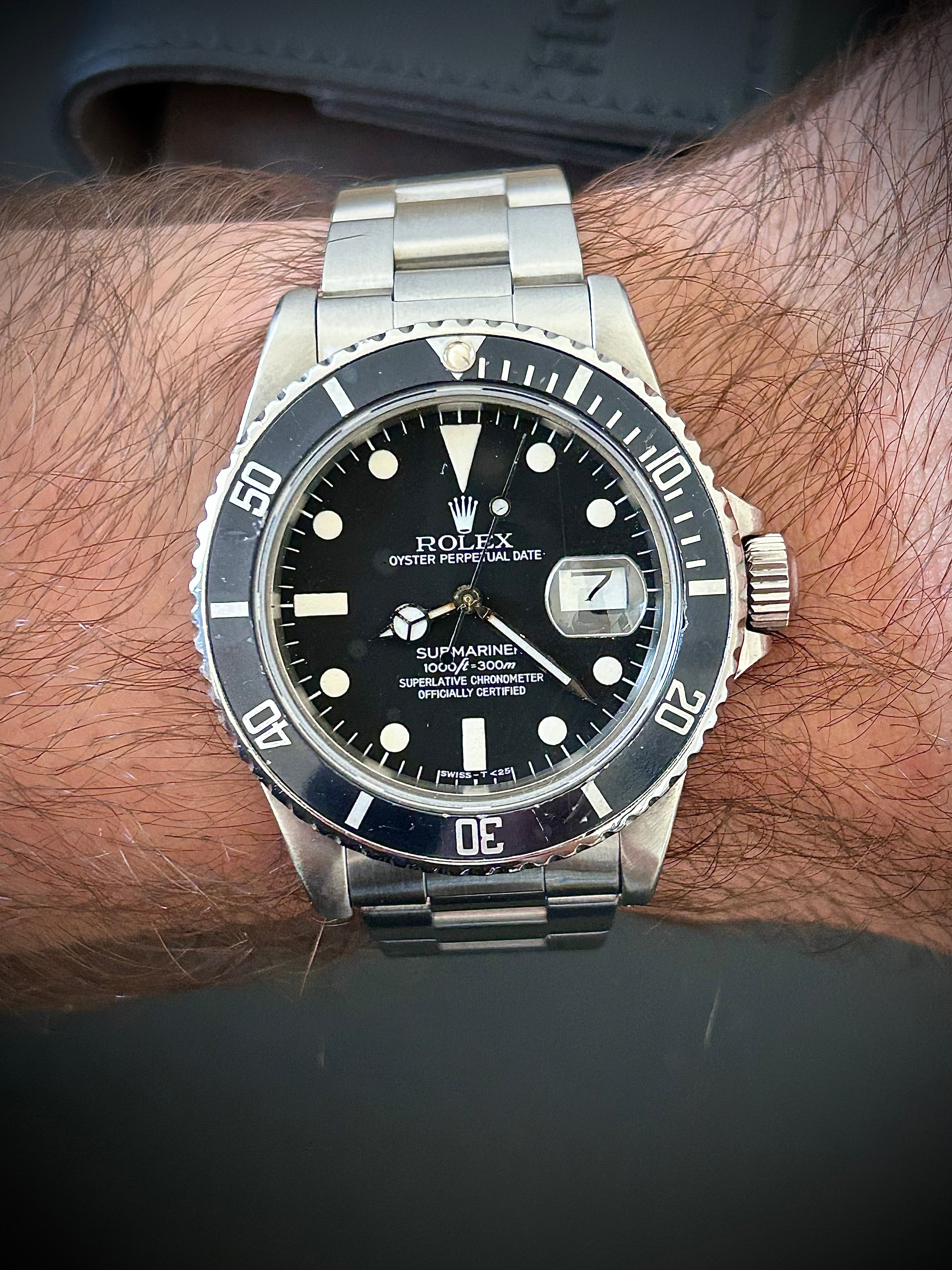 1984 ROLEX SUBMARINER DATE, 16800, WATCH ONLY, INC GST