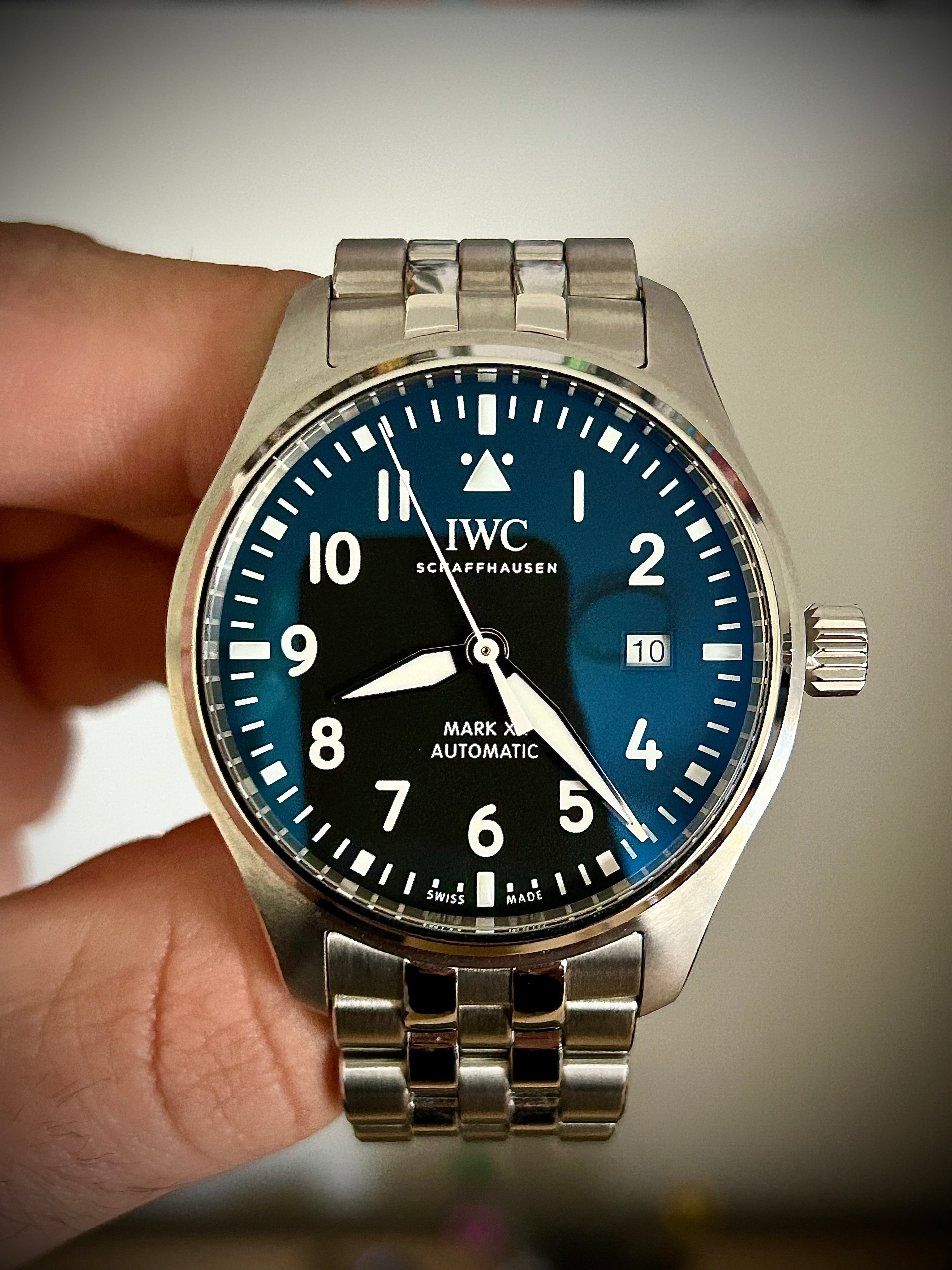 2025 IWC PILOTS WATCH MARK XX, BLACK DIAL, IW328202, FULL SET, INC GST