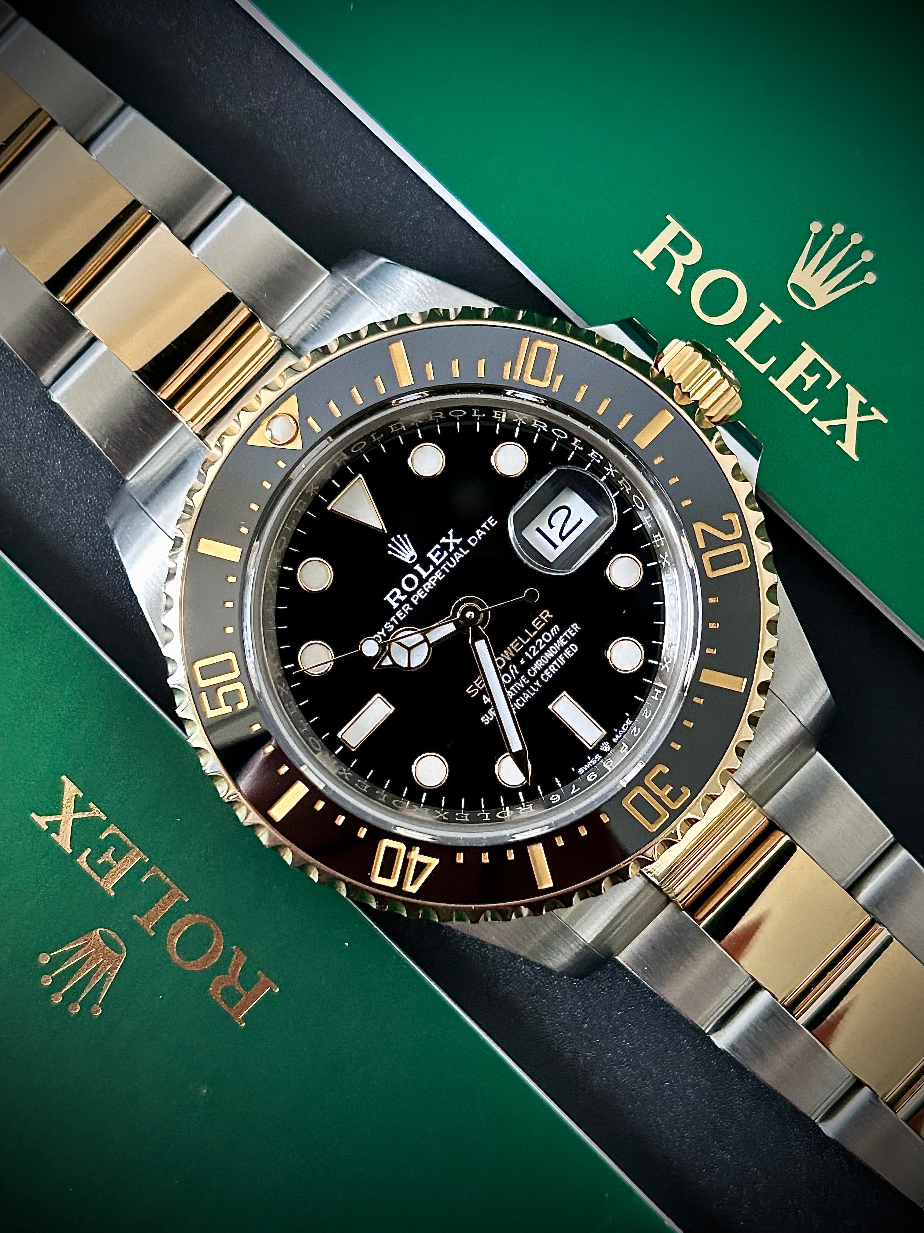 2019 ROLEX SEA DWELLER, TWO TONE, 126603, FULL SET, INC GST