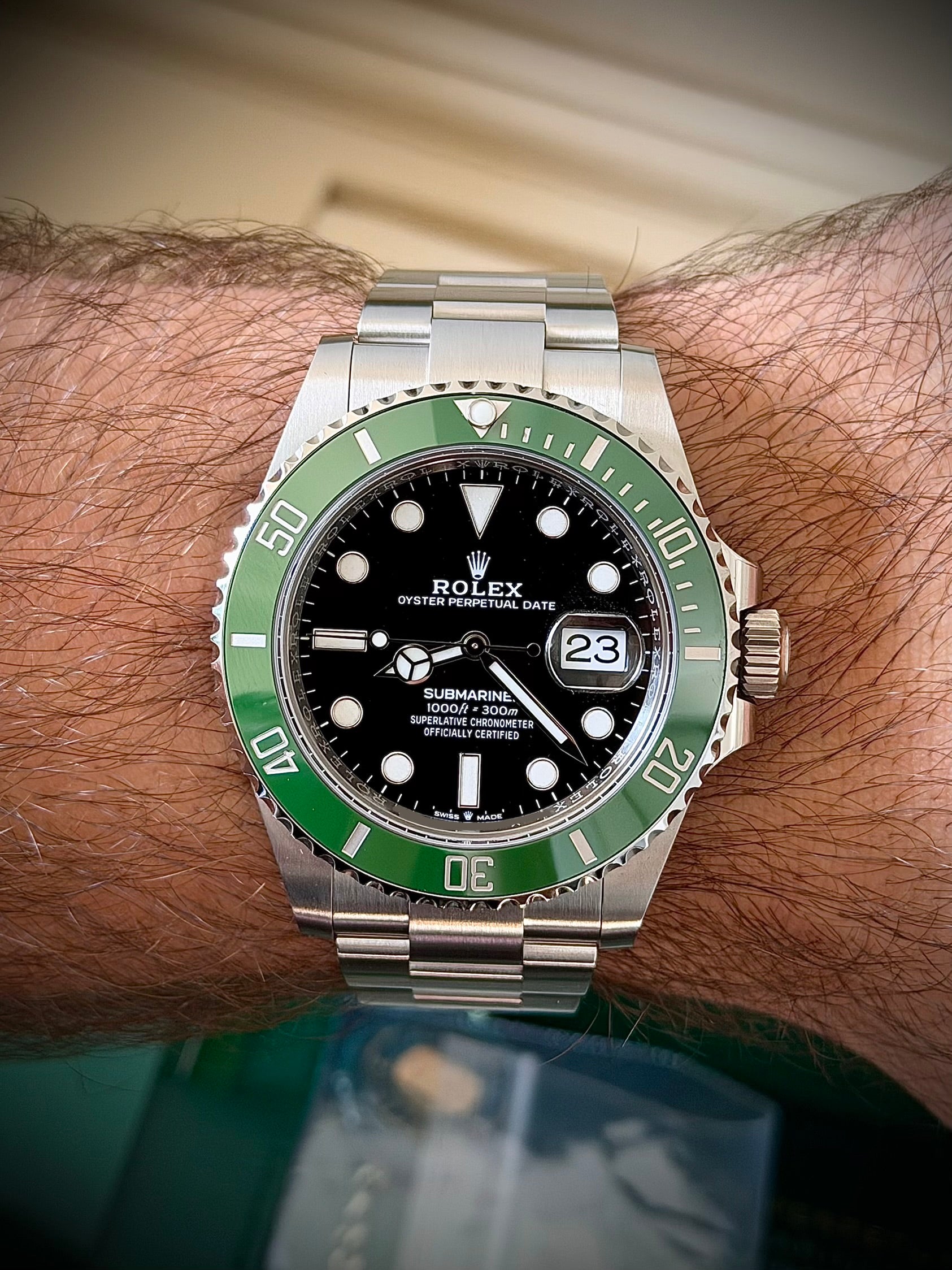 2025 ROLEX SUBMARINER DATE, 126610LV, STARBUCKS, FULL SET, INC GST