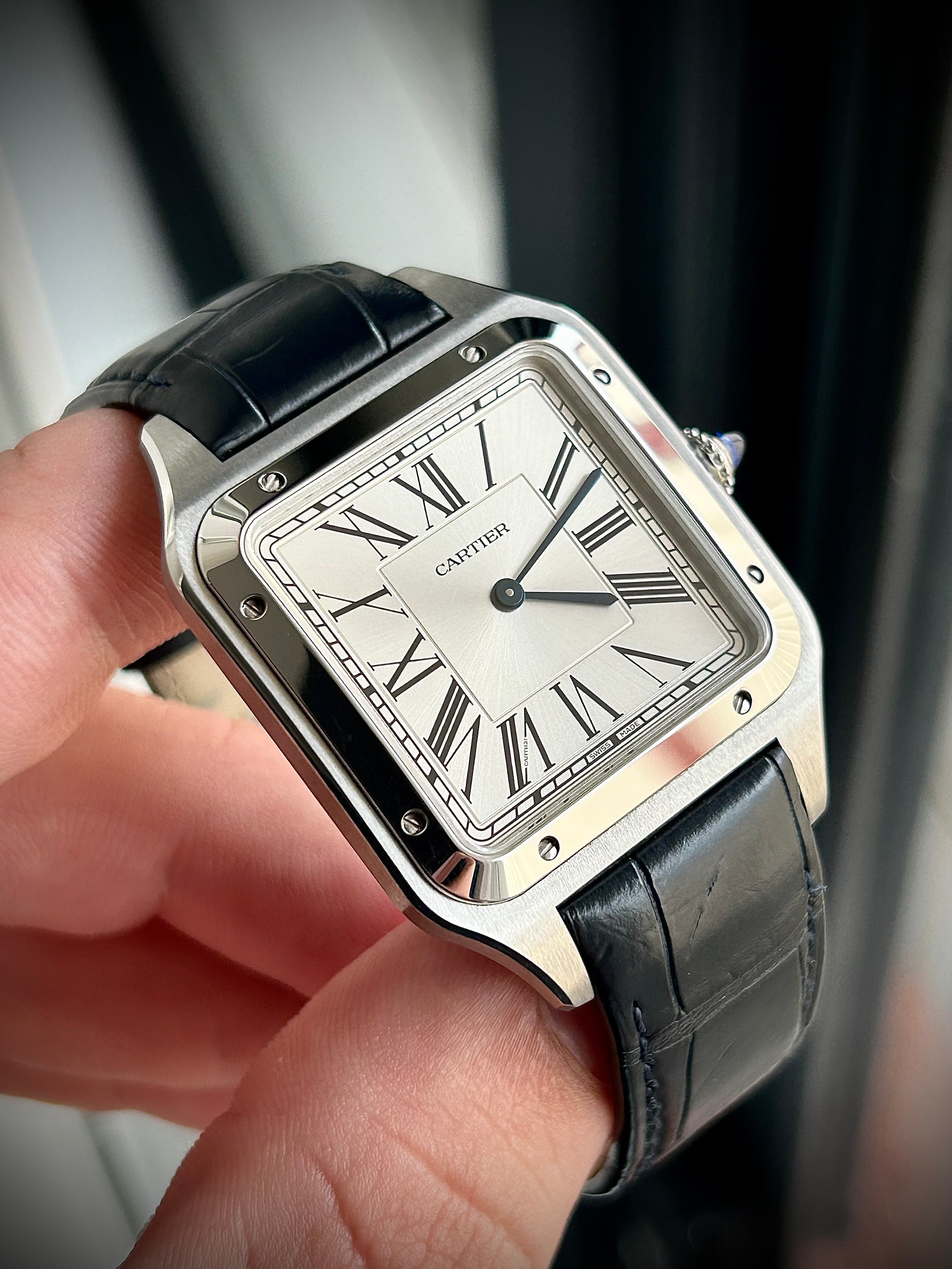 2021 CARTIER SANTOS DUMONT XL, WSSA0032, FULL SET, INC GST