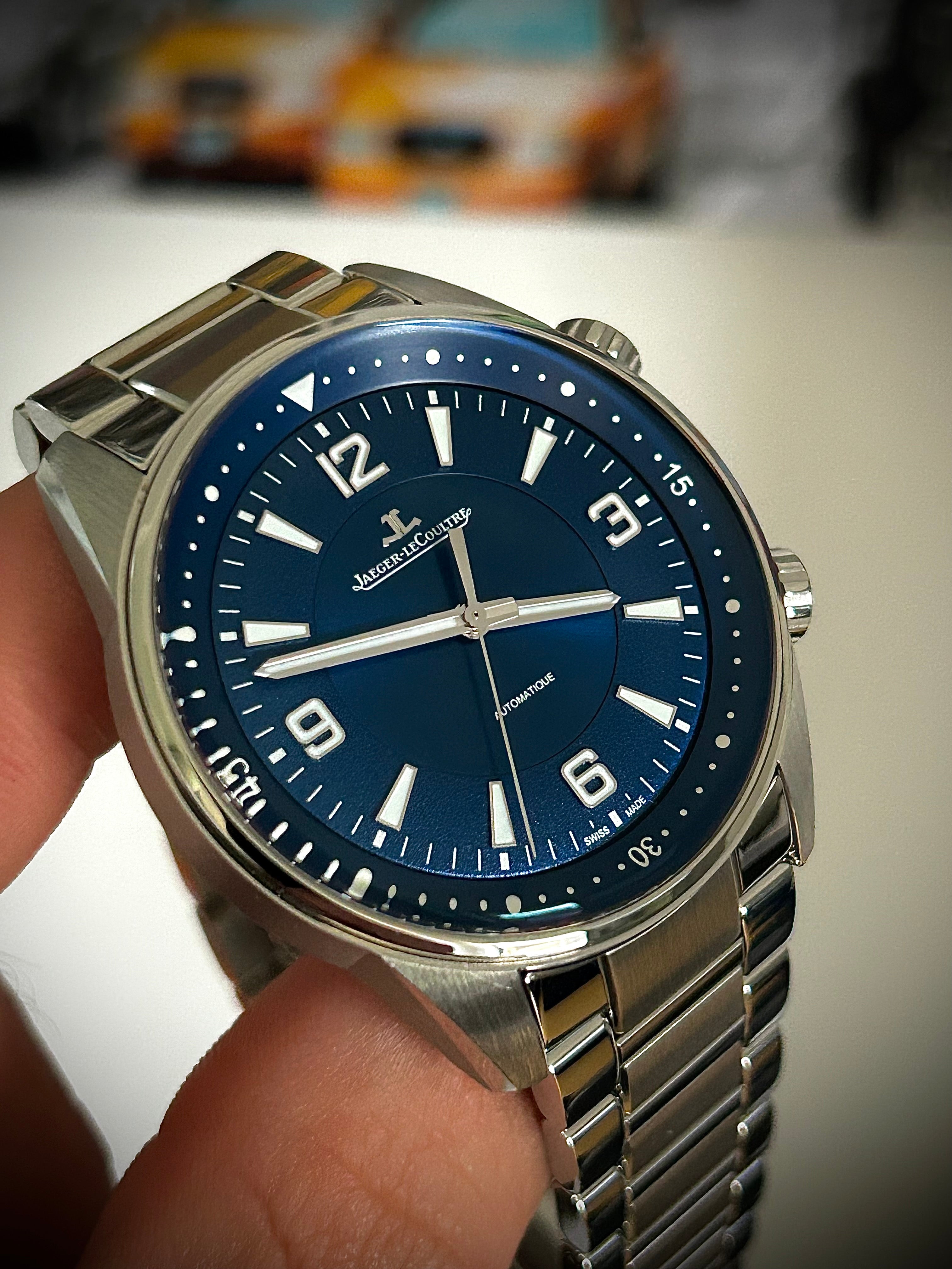 2021 JAEGER-LECOULTRE POLARIS AUTOMATIC, Q9008480, BLUE DIAL, FULL SET, INC GST