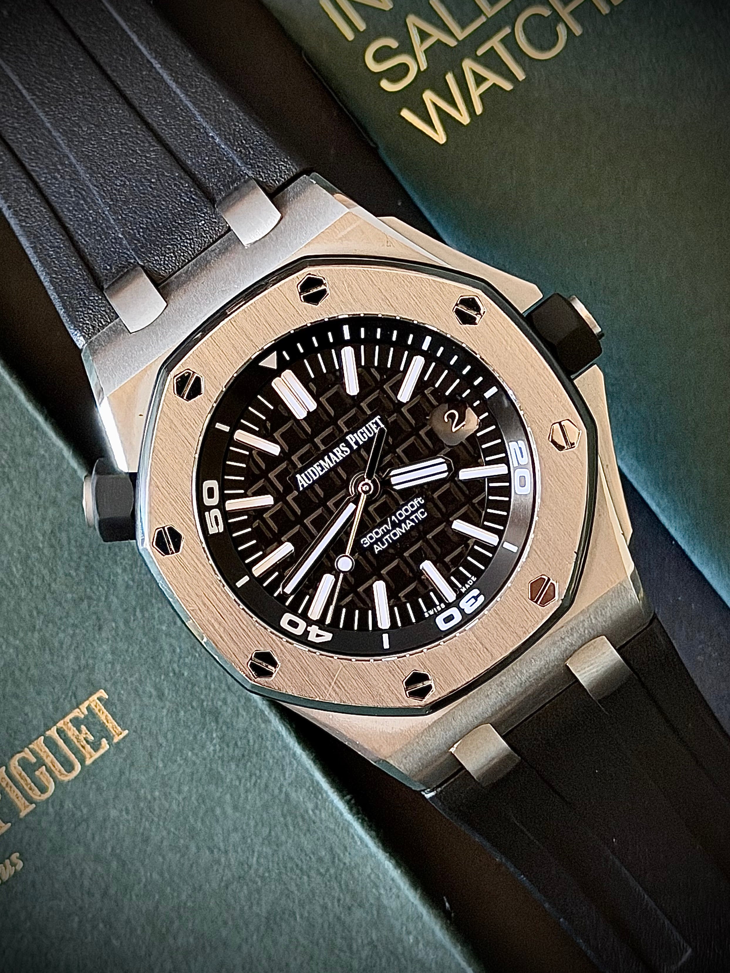 2021 AUDEMARS PIGUET ROYAL OAK OFFSHORE DIVER, FULL SET, INC GST