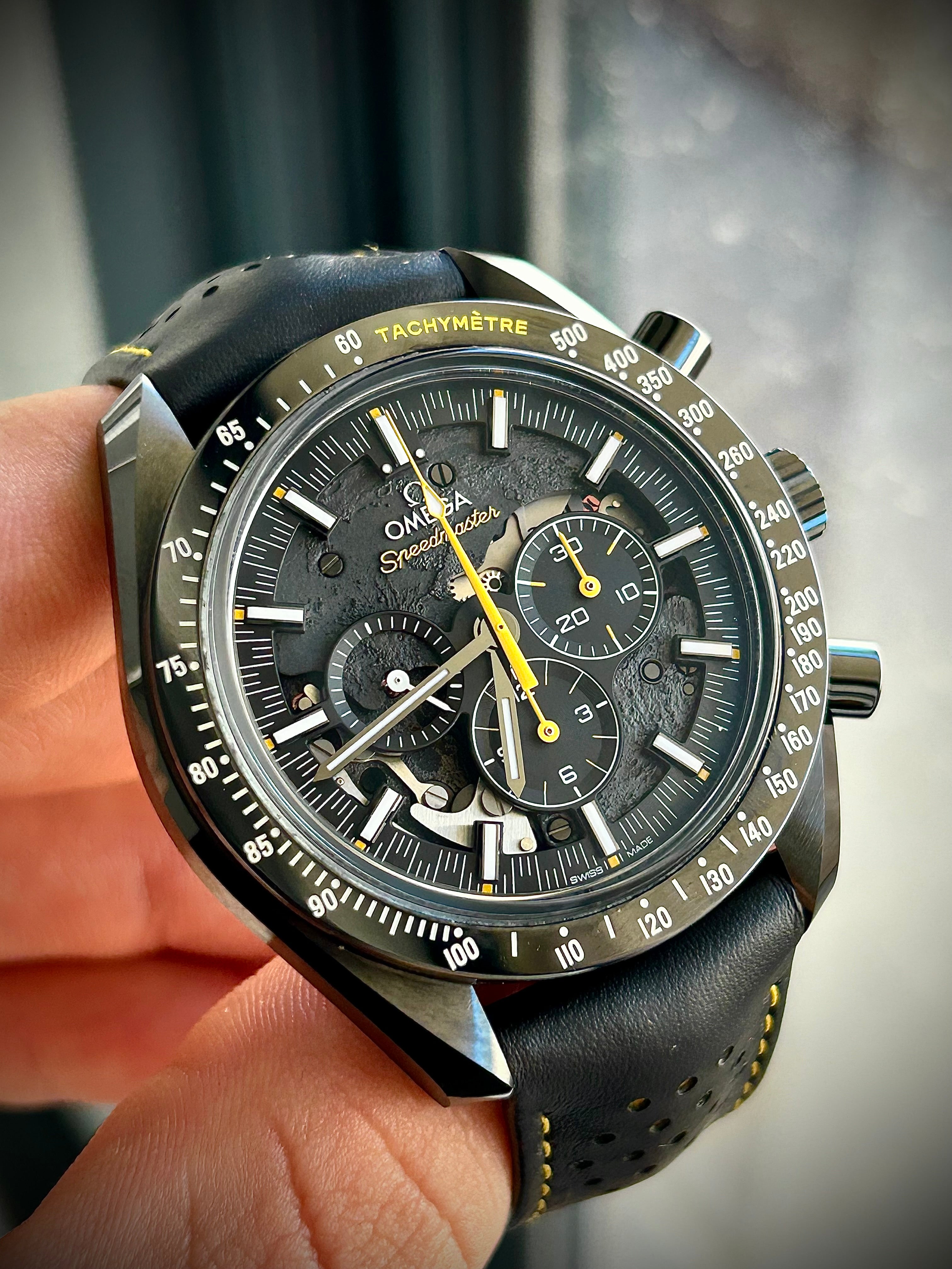 2020 OMEGA SPEEDMASTER APOLLO 8 DARK SIDE OF THE MOON, FULL SET, INC GST