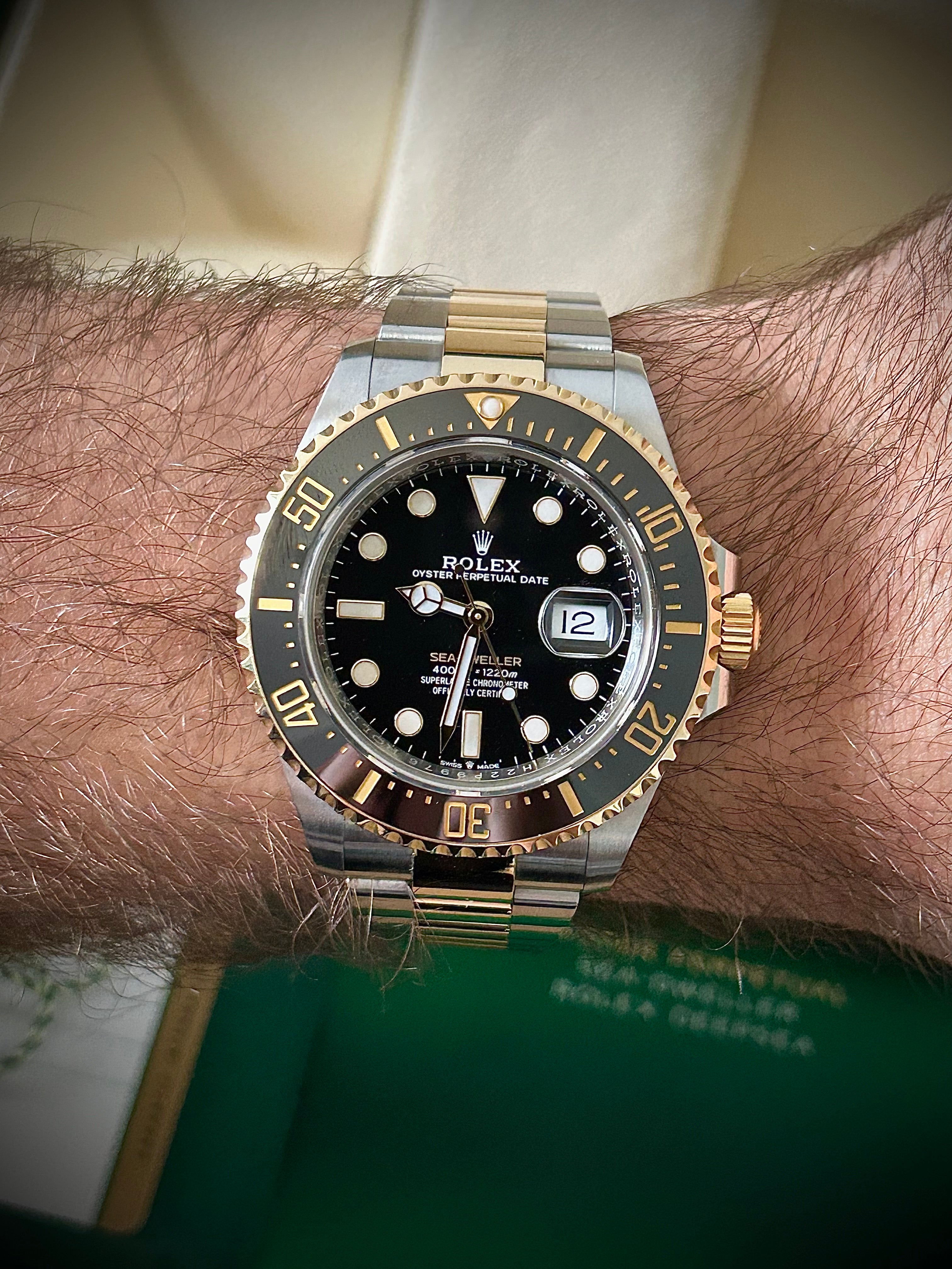 2019 ROLEX SEA DWELLER, TWO TONE, 126603, FULL SET, INC GST