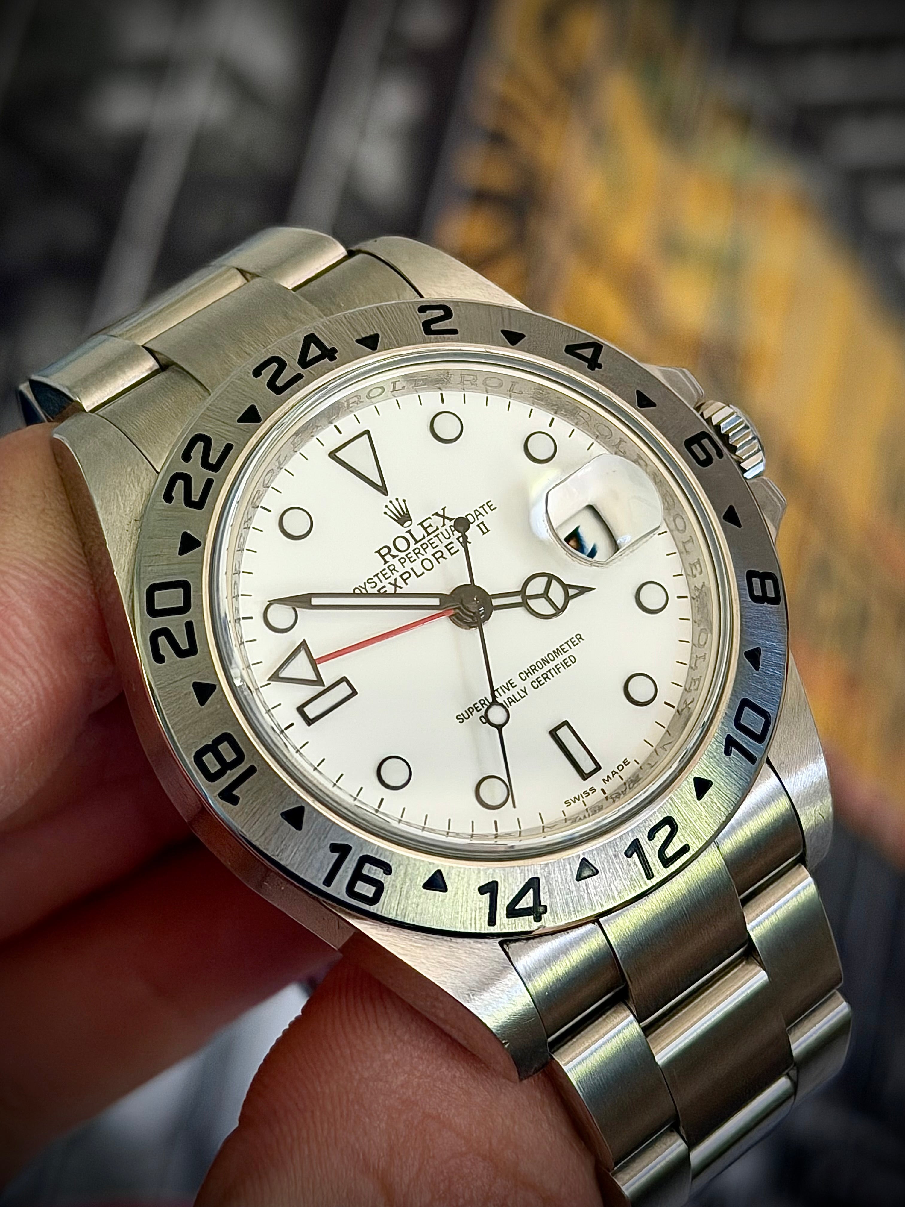 2011 ROLEX EXPLORER II “POLAR”, 16570, CALIBRE 3186, BOX, BOOKLETS & ORIGINAL AD INVOICE, INC GST