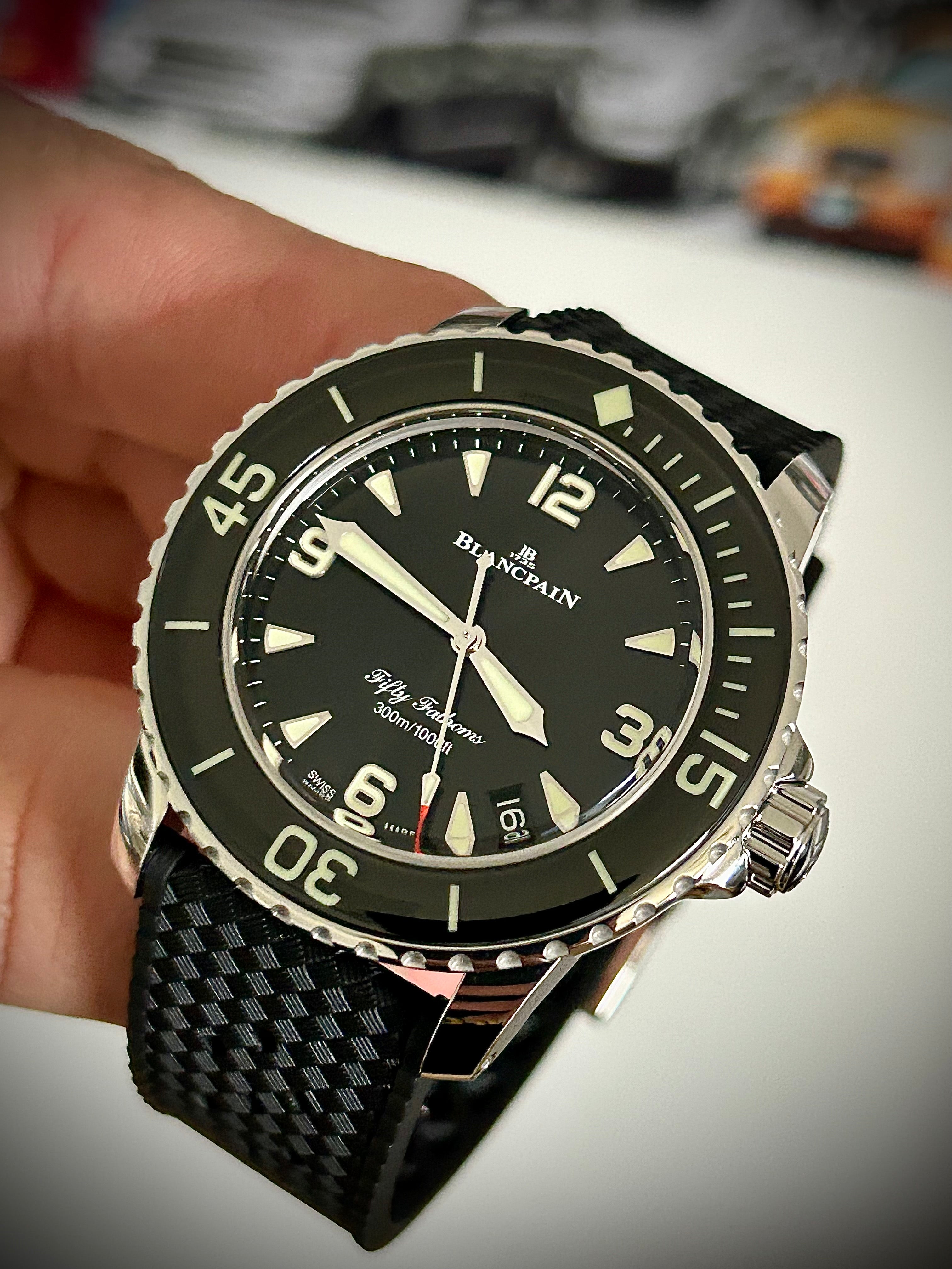 2025 BLANCPAIN FIFTY FATHOMS AUTOMATIQUE, 5010 1130 B64B, FULL SET, INC GST