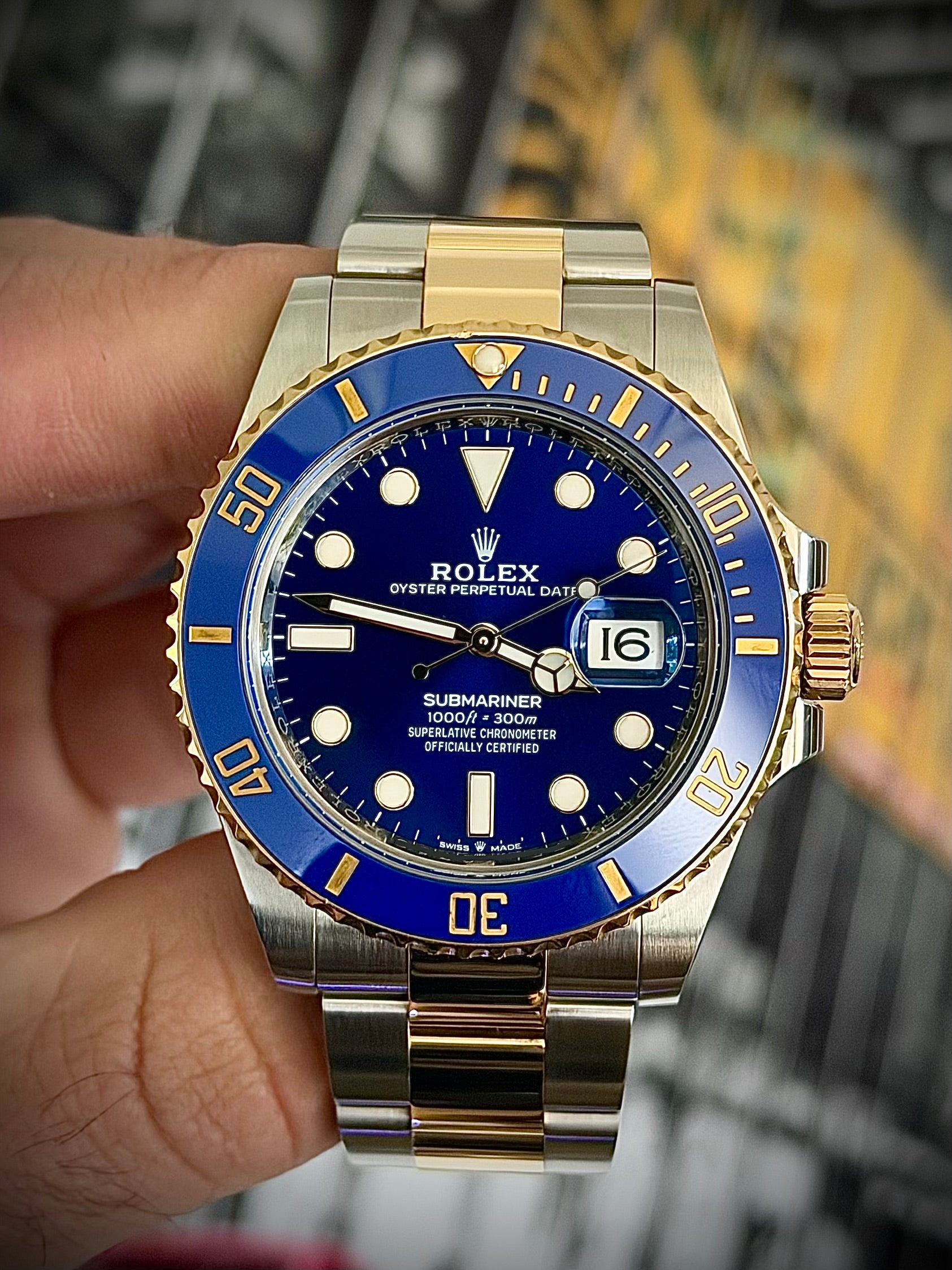 2023 ROLEX SUBMARINER DATE “BLUESY”, 126613LB, FULL SET, INC GST