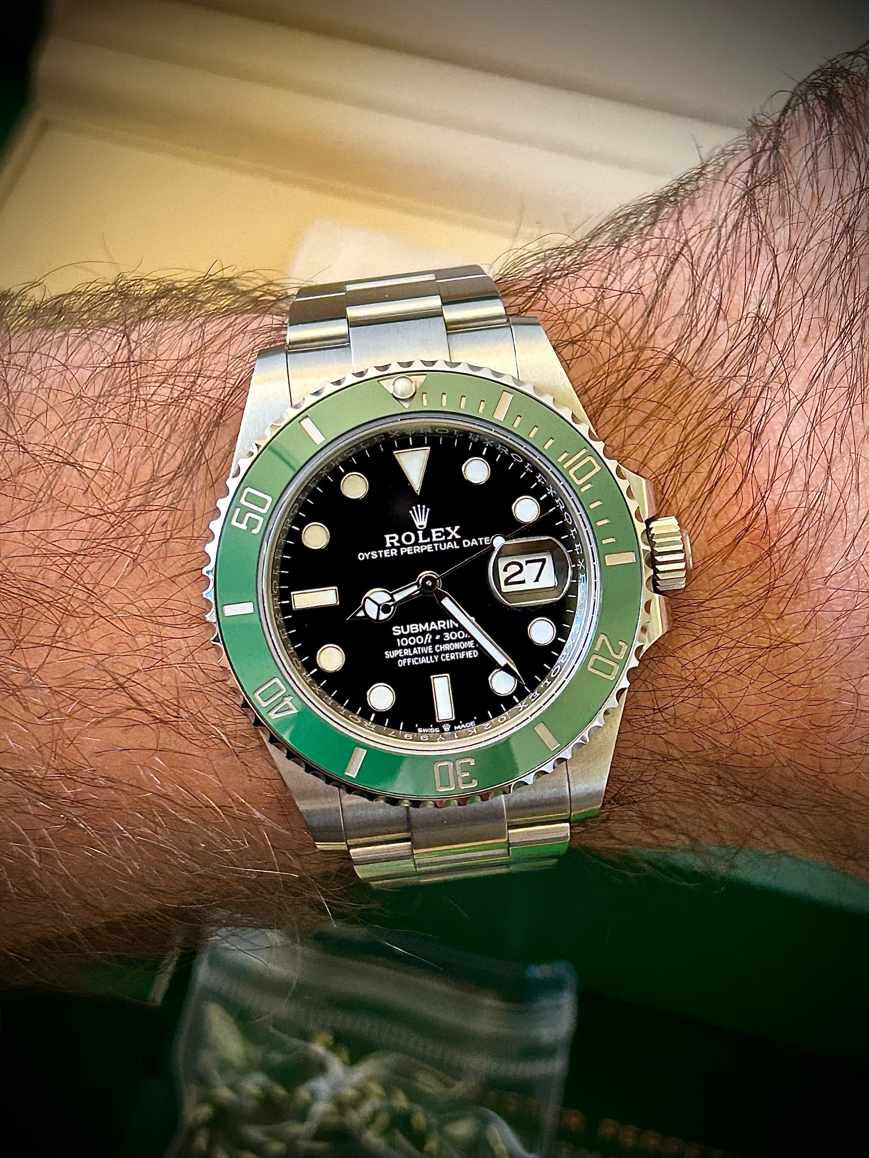 2023 ROLEX SUBMARINER DATE, 126610LV, STARBUCKS, FULL SET, INC GST