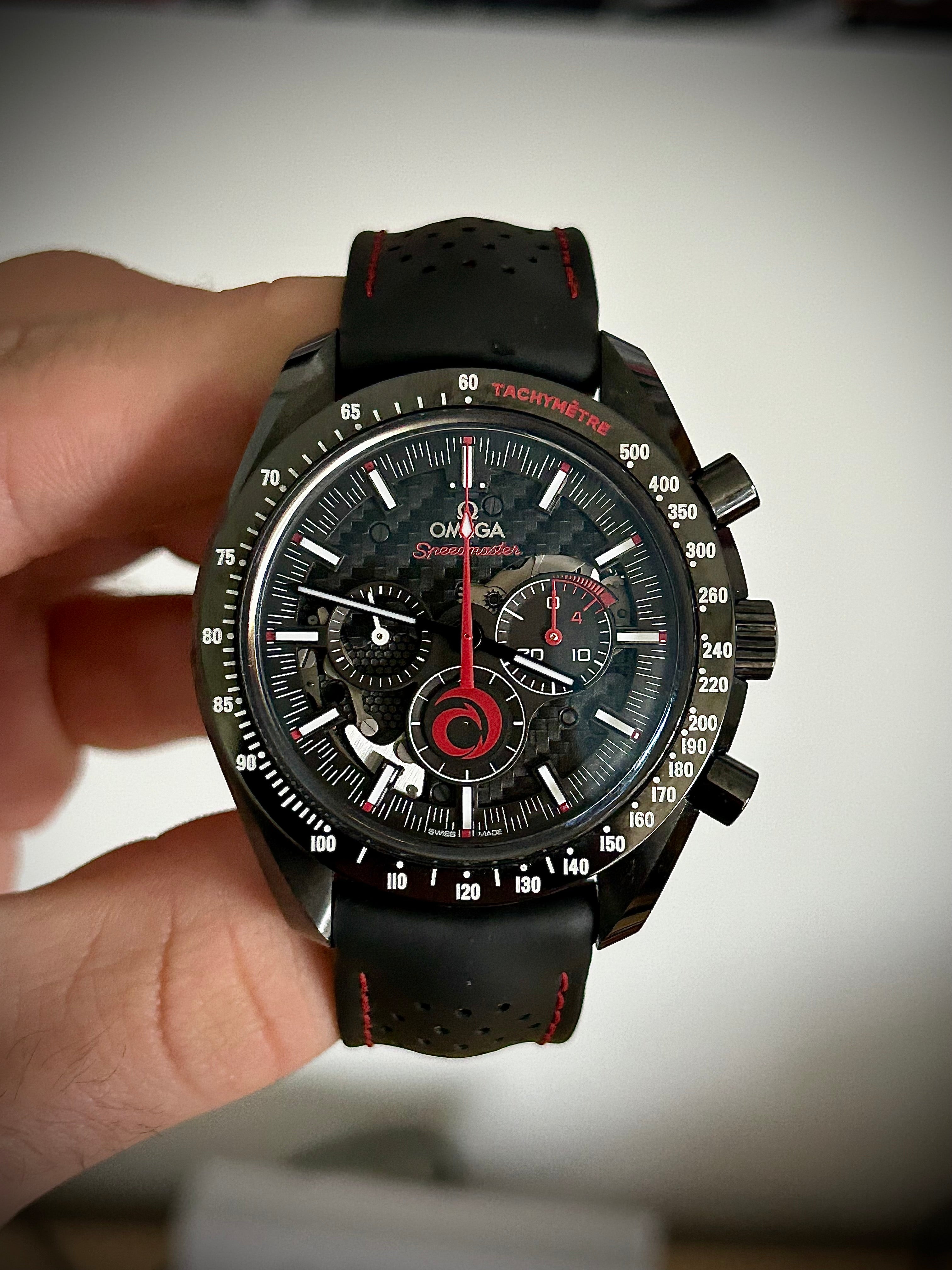 2021 OMEGA SPEEDMASTER DARK SIDE OF THE MOON, TEAM ALINGHI, FULL SET, INC GST