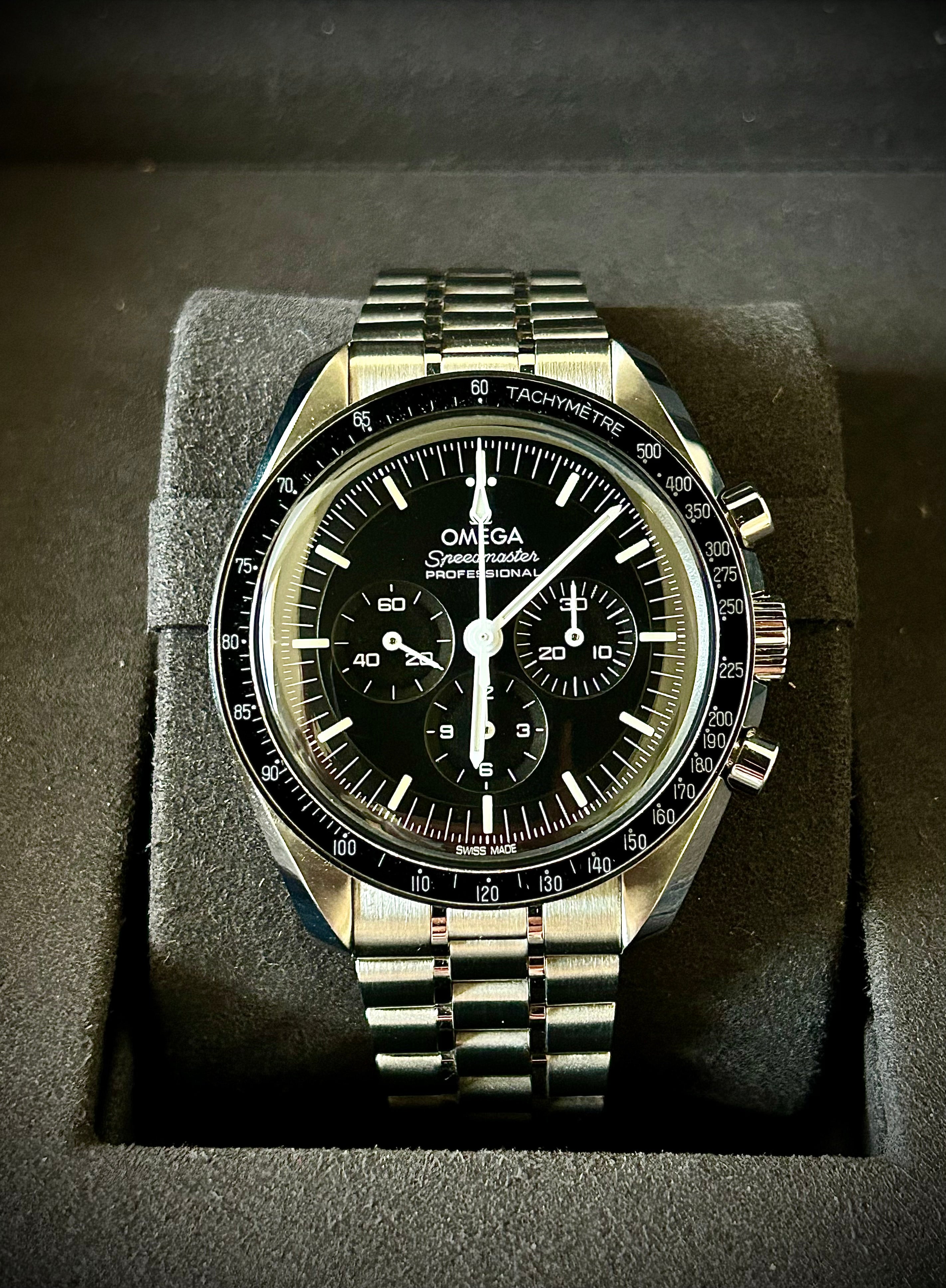 2024 OMEGA SPEEDMASTER PROFESSIONAL, HESALITE, FULL SET, INC GST