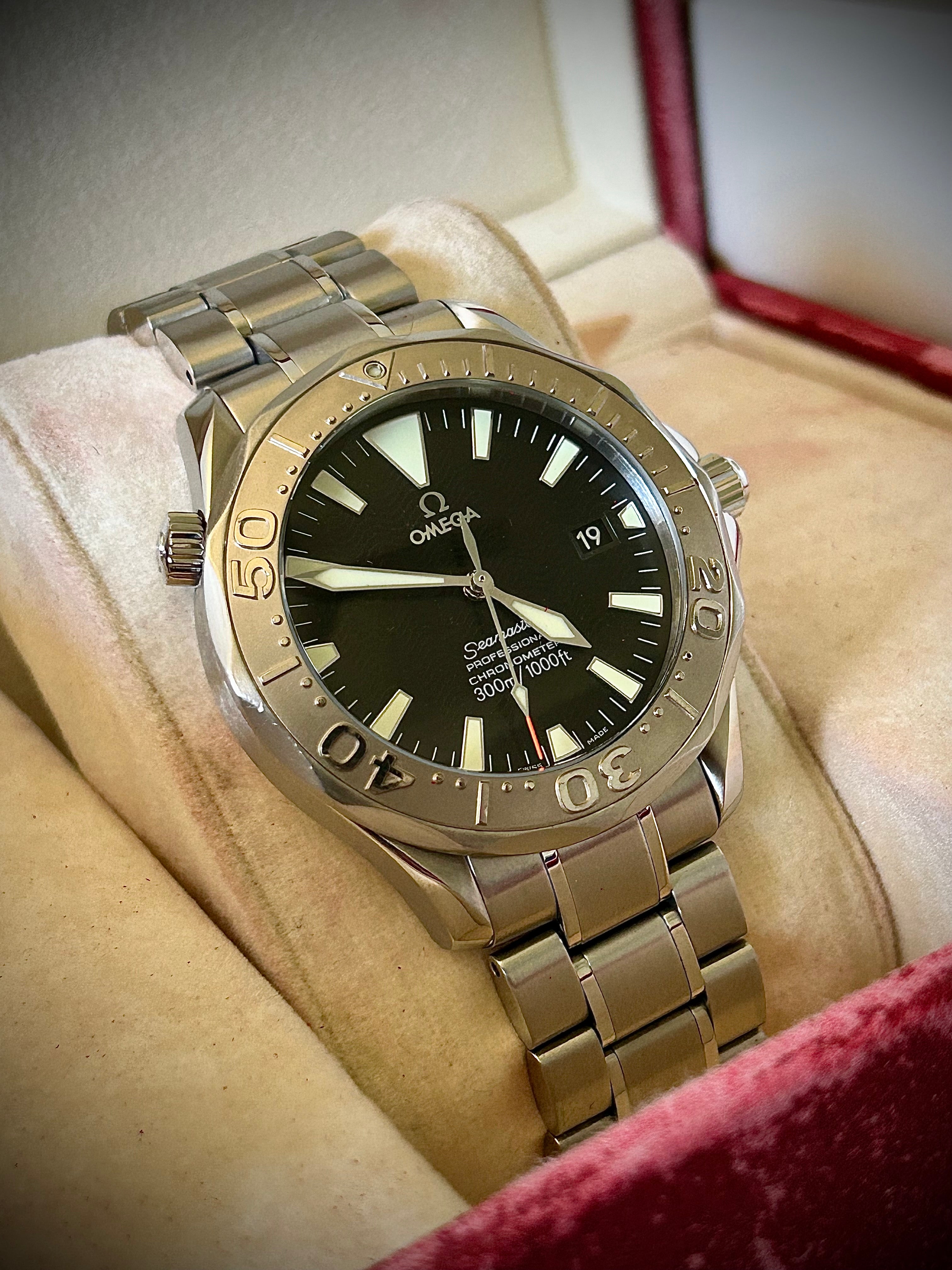 2006 OMEGA SEAMASTER 300, 2230.50, FULLY SERVICED, FULL SET, INC GST