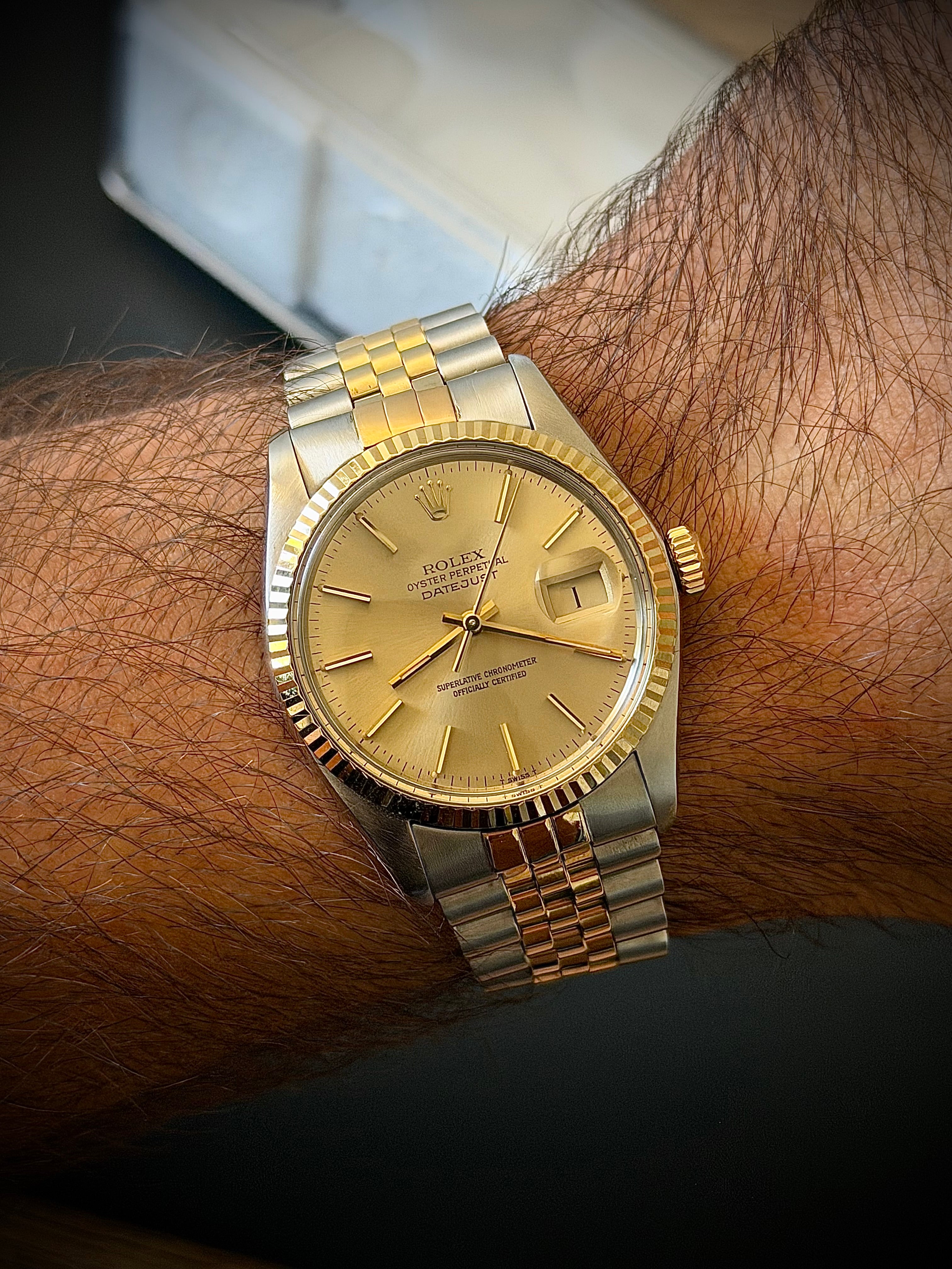 1979 ROLEX DATEJUST 36 16013, WATCH ONLY, INC GST