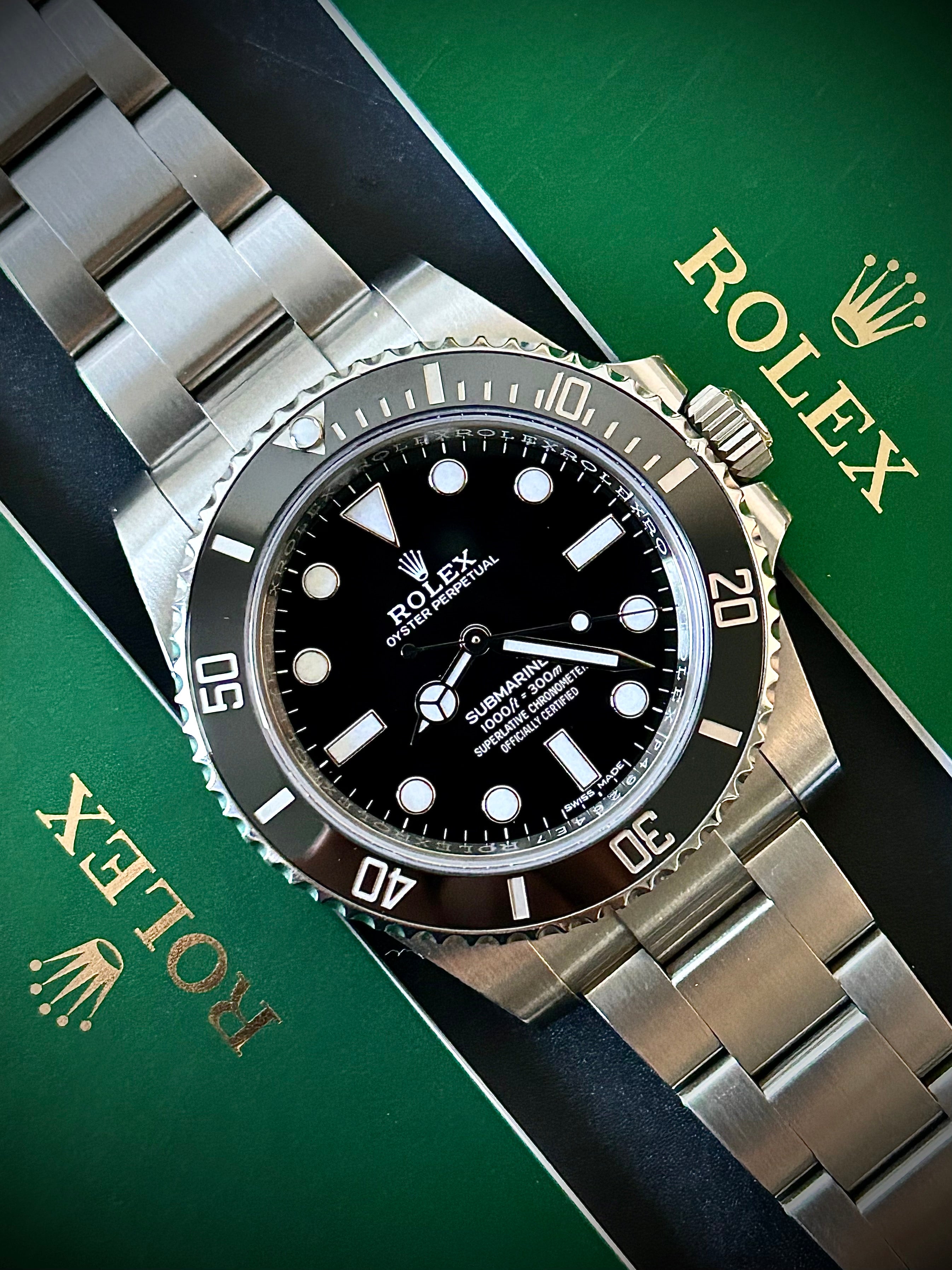 2018 ROLEX SUBMARINER NO DATE, 114060, FULL, INC GST