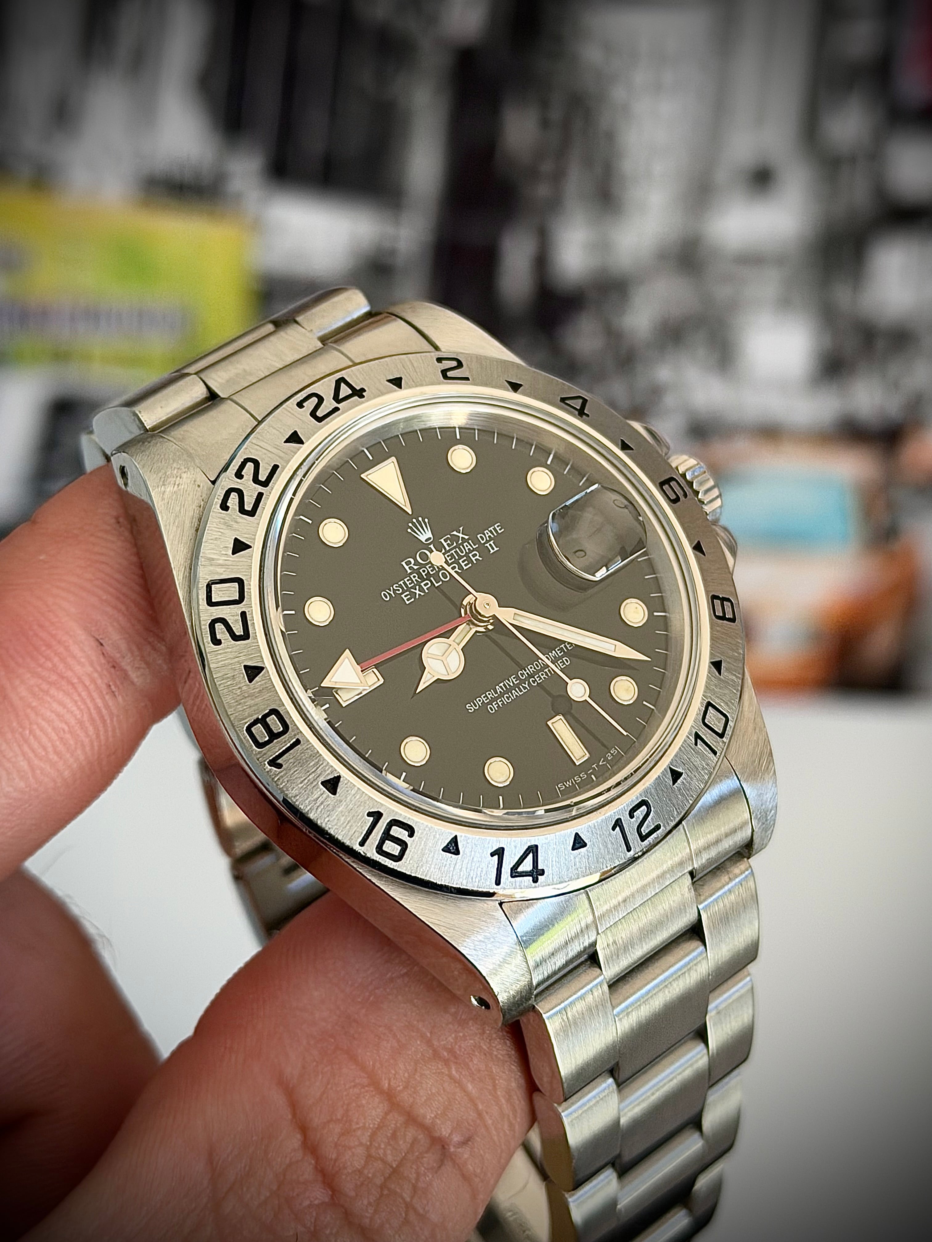 1990 ROLEX EXPLORER II, 16570, WATCH ONLY, INC GST
