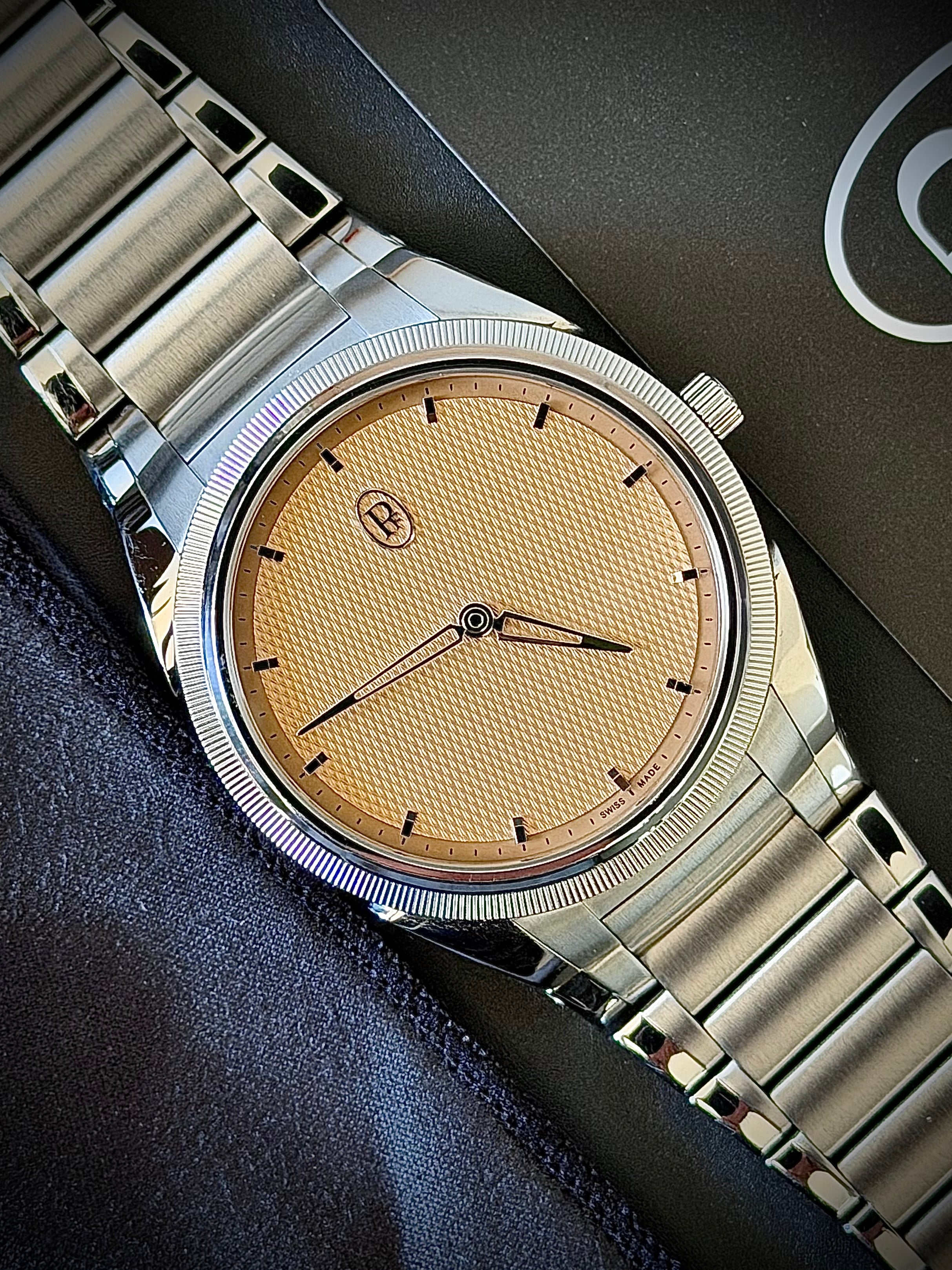 2025 PARMIGIANI FLEURIER TONDA PF “GOLDEN SIENA”, PFC914-1020021-100182, FULL SET, INC GST