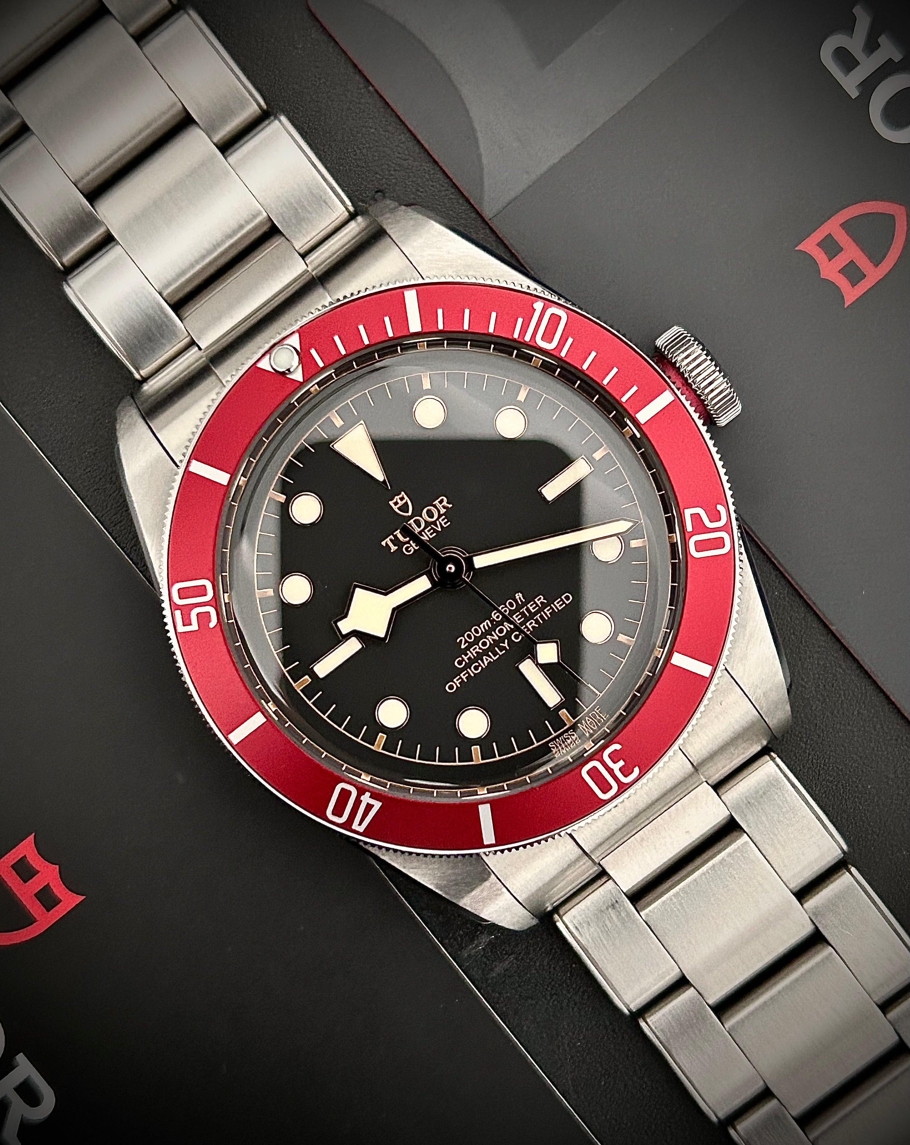 2022 TUDOR BLACK BAY BURGANDY, 41MM, FULL SET, INC GST