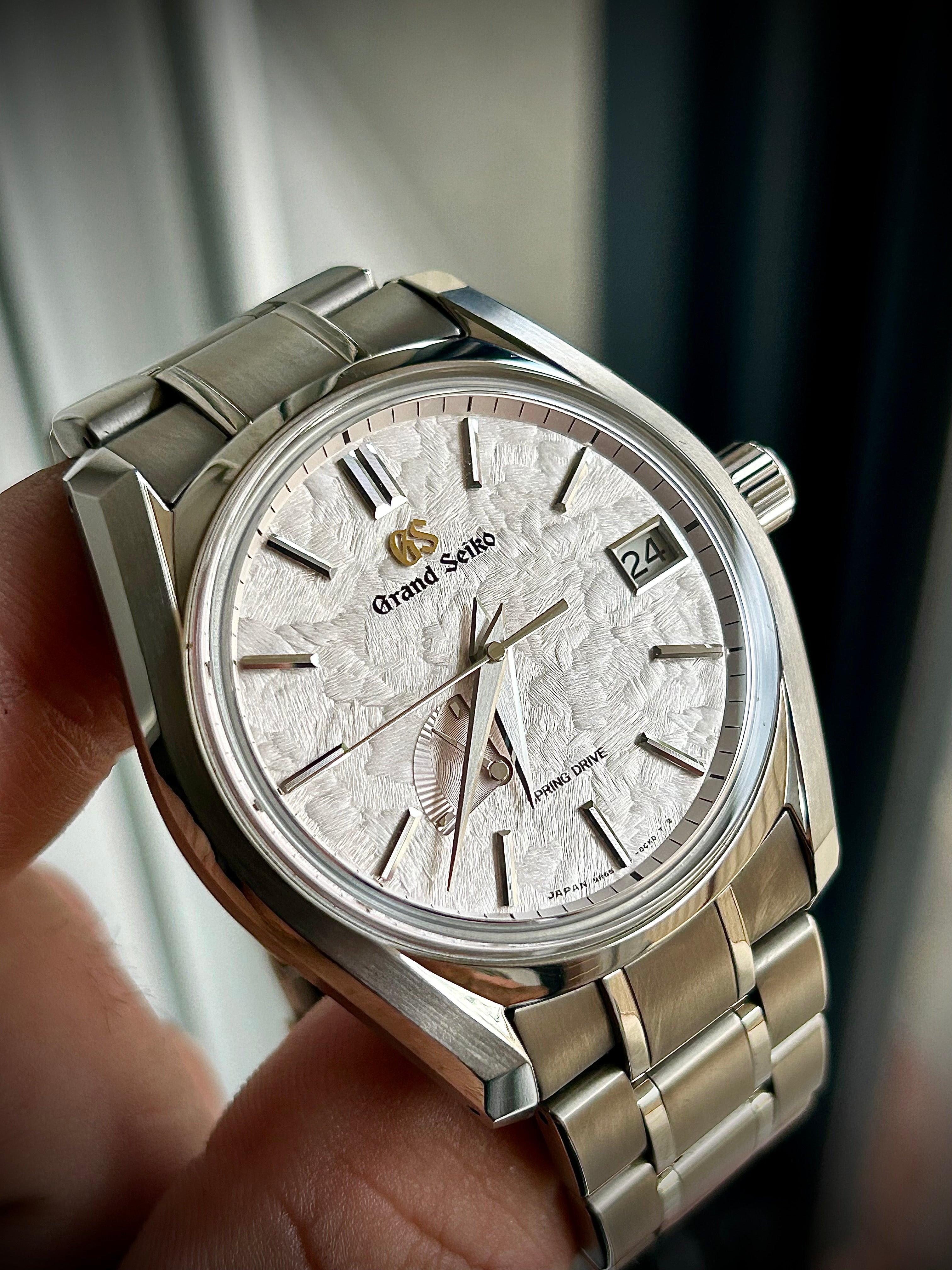 2023 GRAND SEIKO HERITAGE SPRING DRIVE, SHUNBUN, SBGA413, FULL SET, INC GST