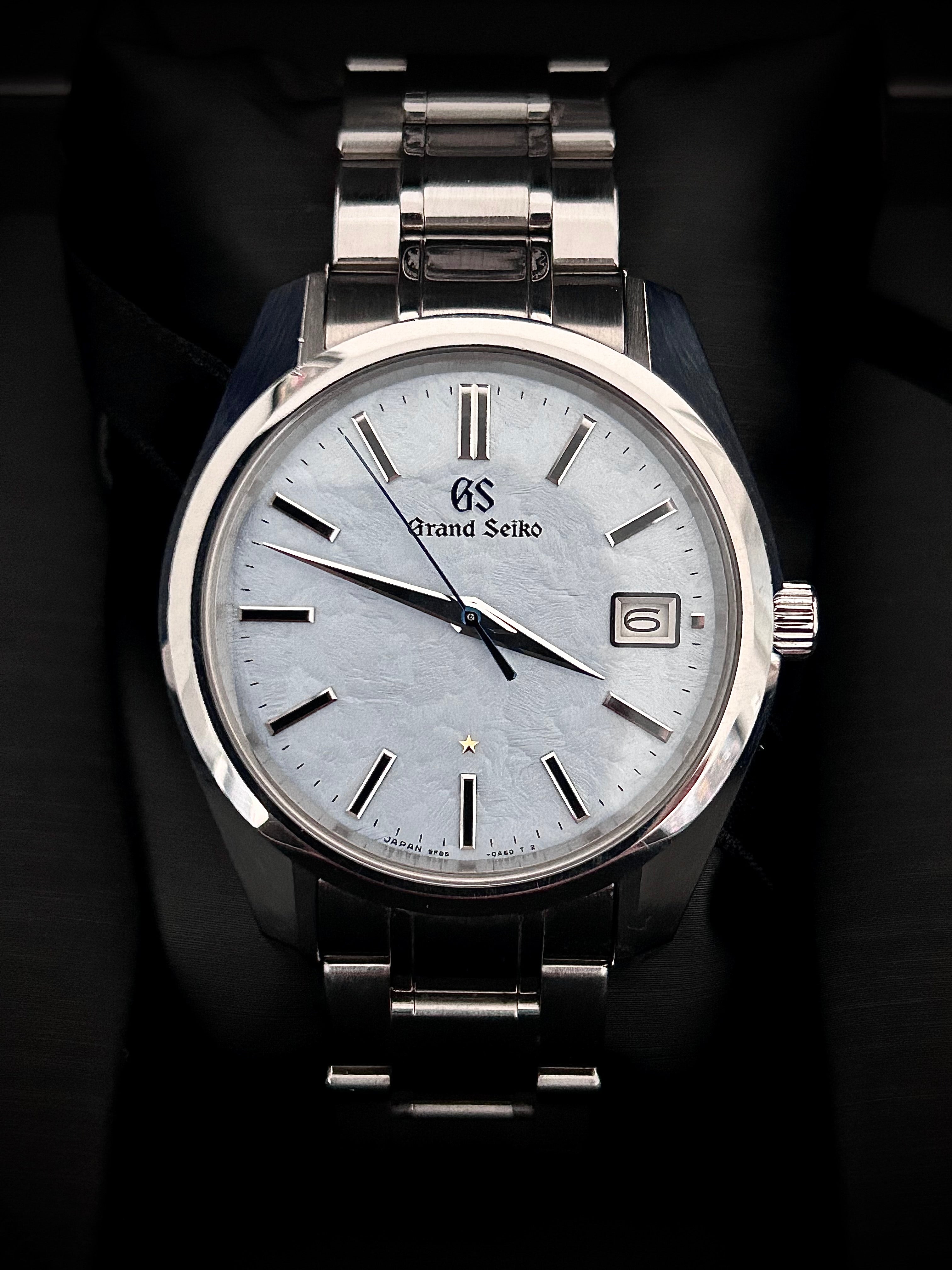2022 GRAND SEIKO SEA OF CLOUDS, 55TH ANNIVERSARY, SBGP017, FULL SET, INC GST