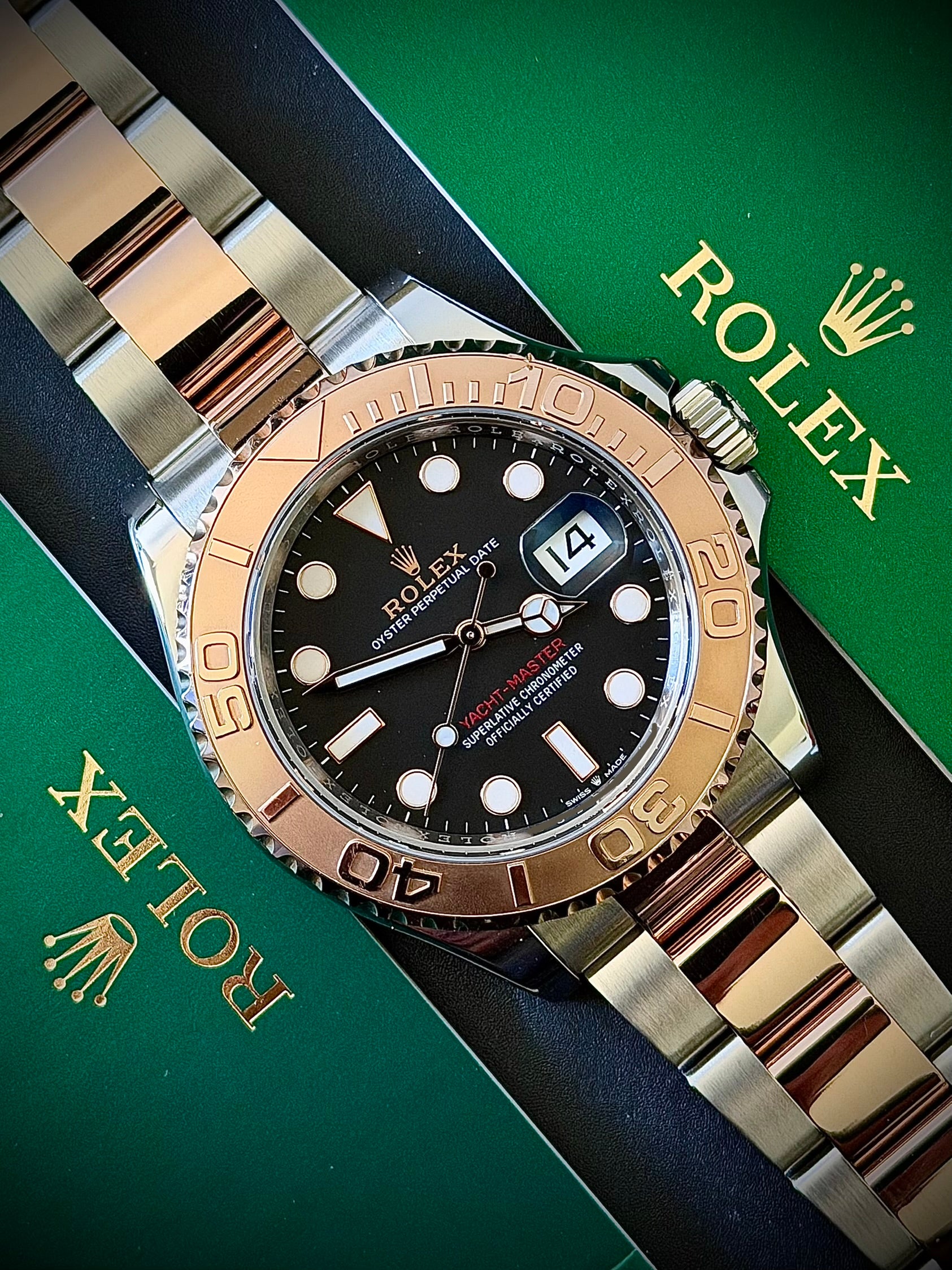 2022 ROLEX YACHT-MASTER 40, 126621, BLACK DIAL, BOX & PAPERS, INC GST