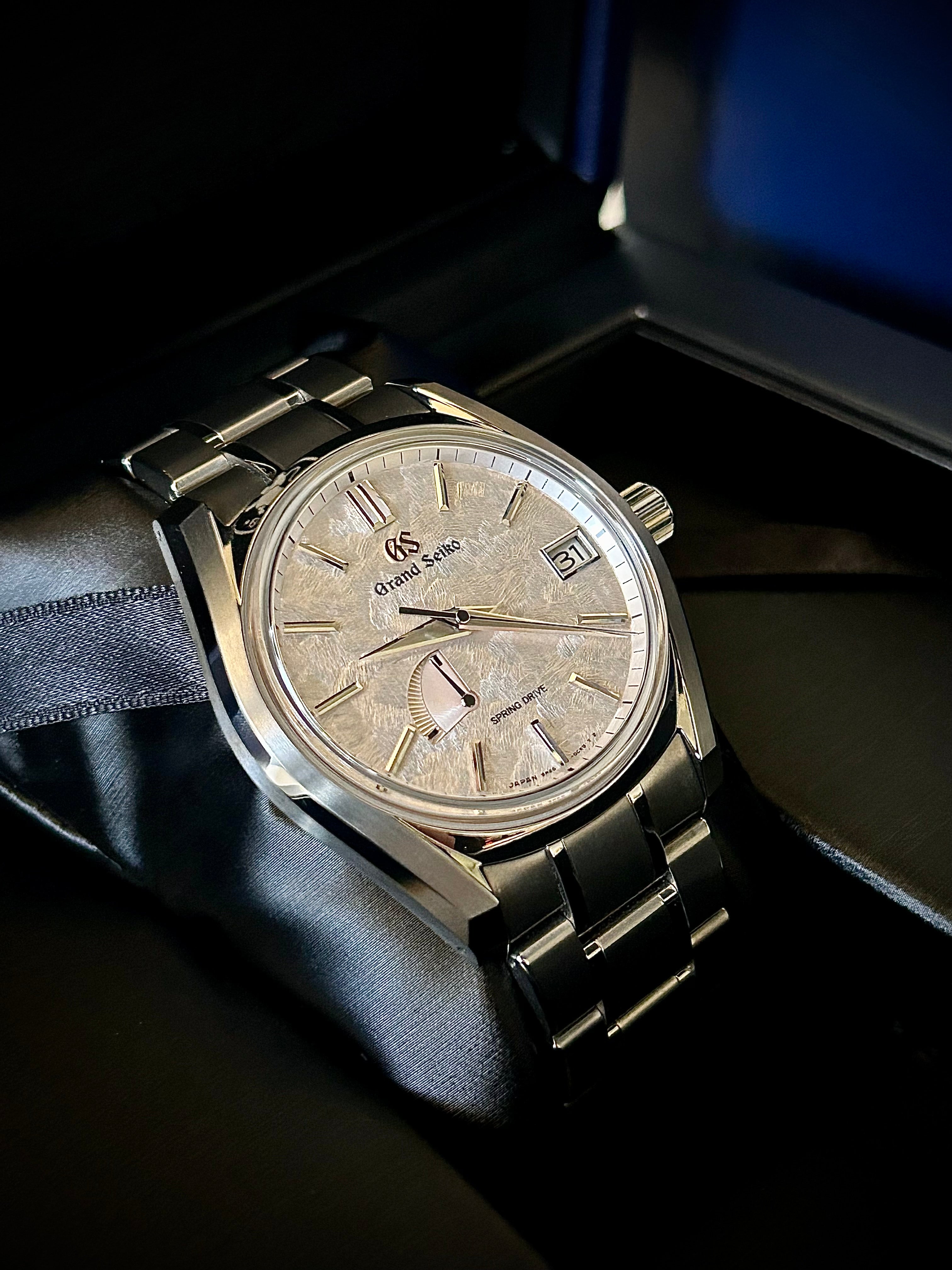 2022 GRAND SEIKO HERITAGE SPRING DRIVE, SHUNBUN, SBGA413, FULL SET, INC GST