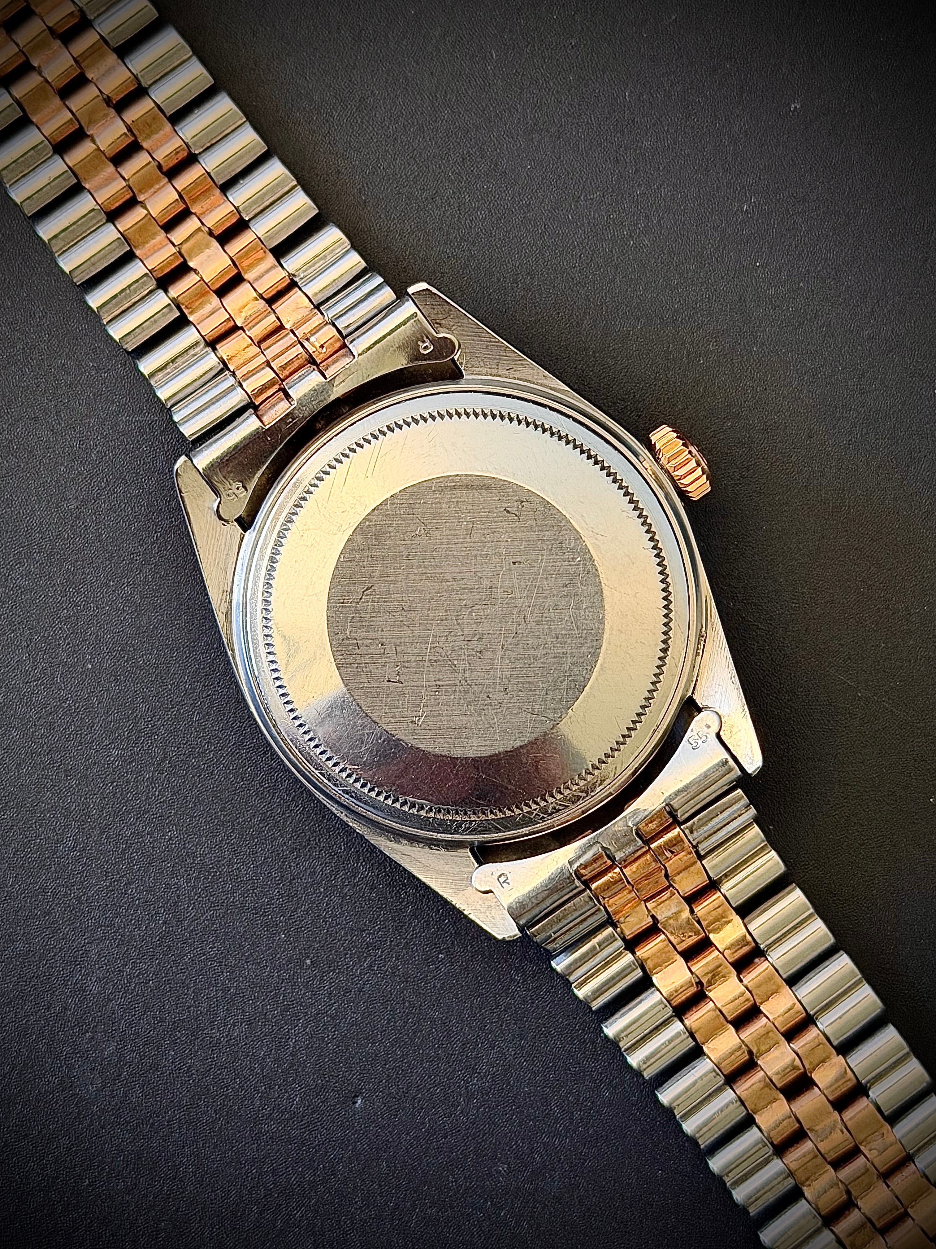 1969 ROLEX DATEJUST, 1601, TWO TONE ROSE GOLD, WATCH ONLY, INC GST