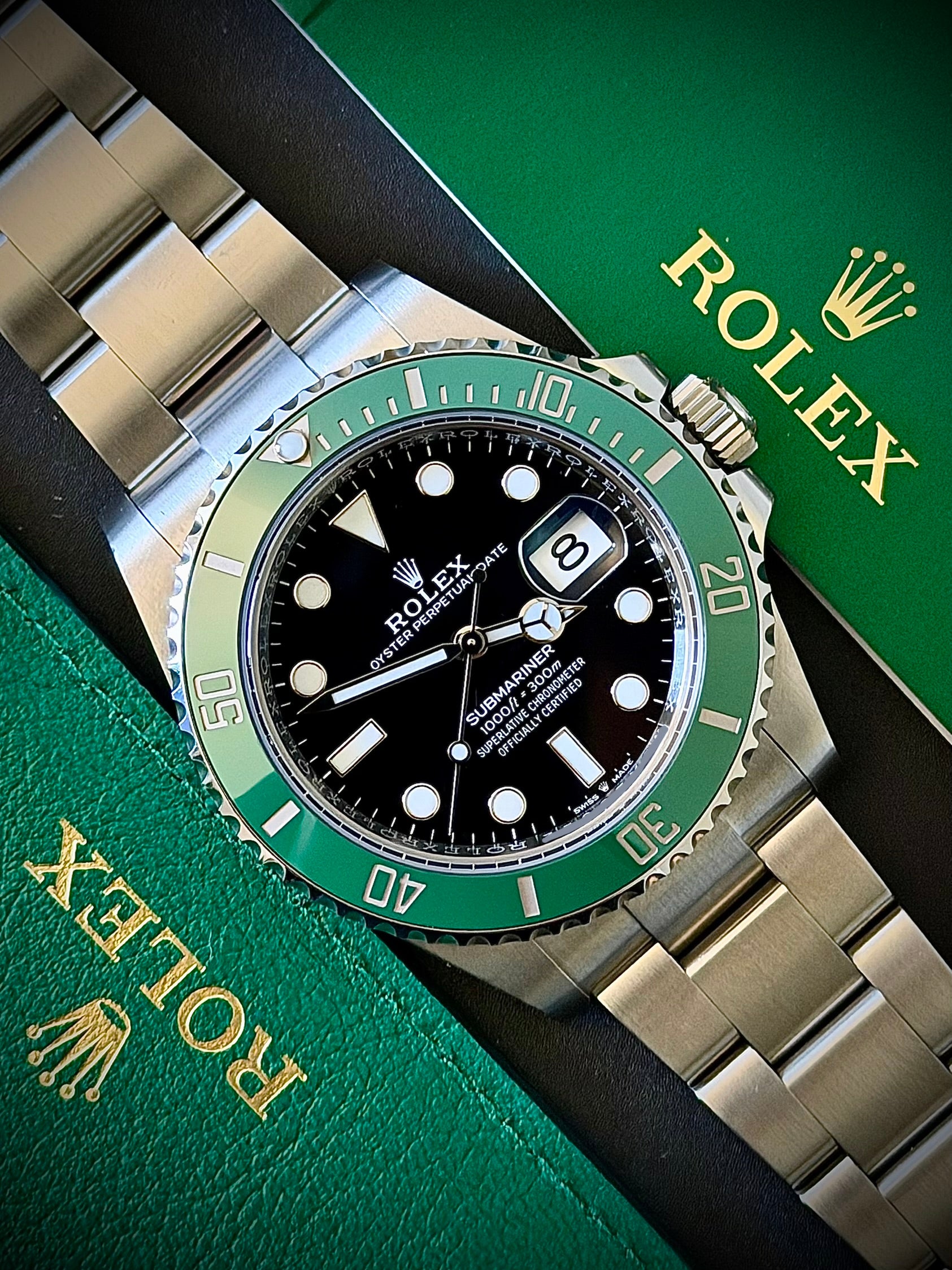2023 ROLEX SUBMARINER DATE, 126610LV “STARBUCKS”, FULL SET, INC GST
