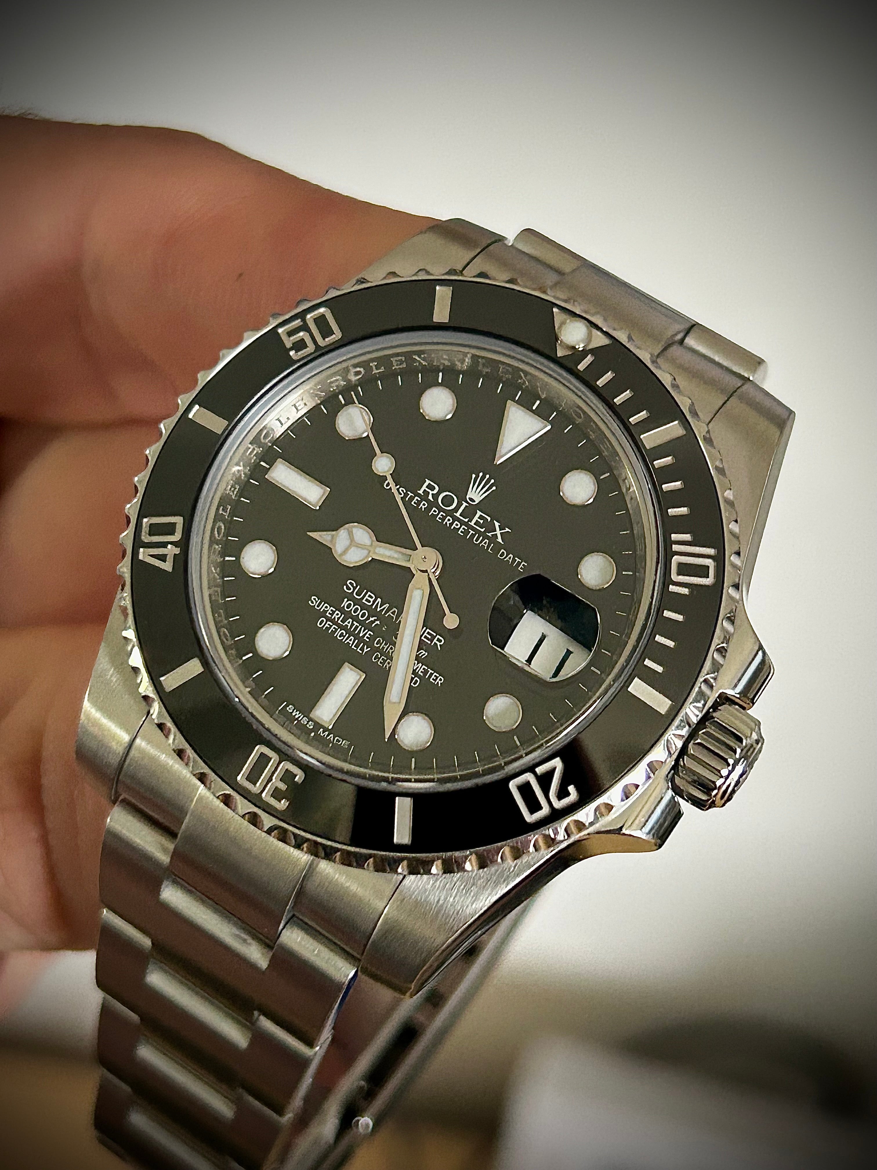 2012 ROLEX SUBMARINER DATE 116610LN, FULLY SERVICED, BOX AND PAPERS, INC GST