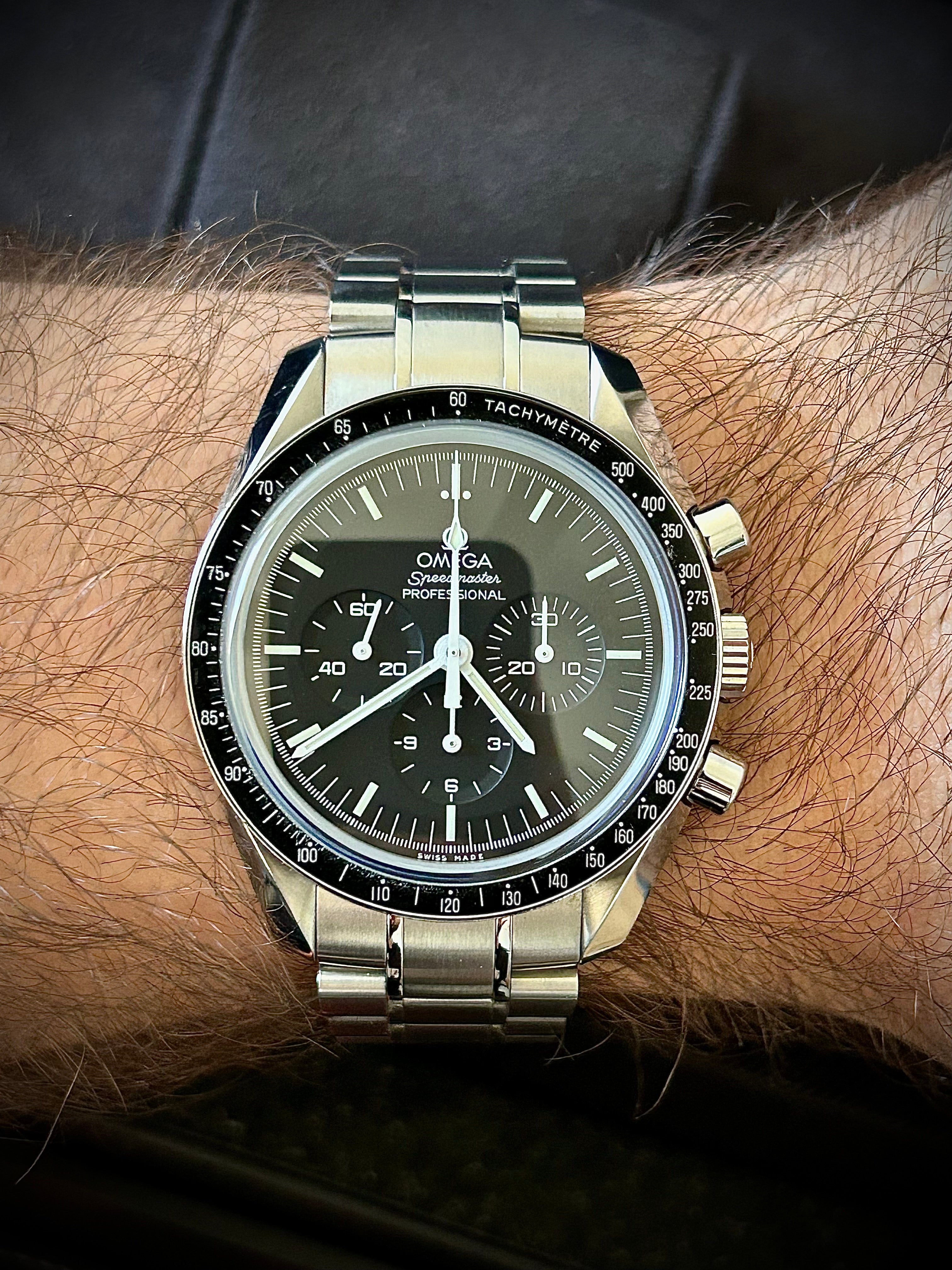 2020 OMEGA SPEEDMASTER MOONWATCH SAPPHIRE SANDWICH, BIG BOX, FULL SET, INC GST