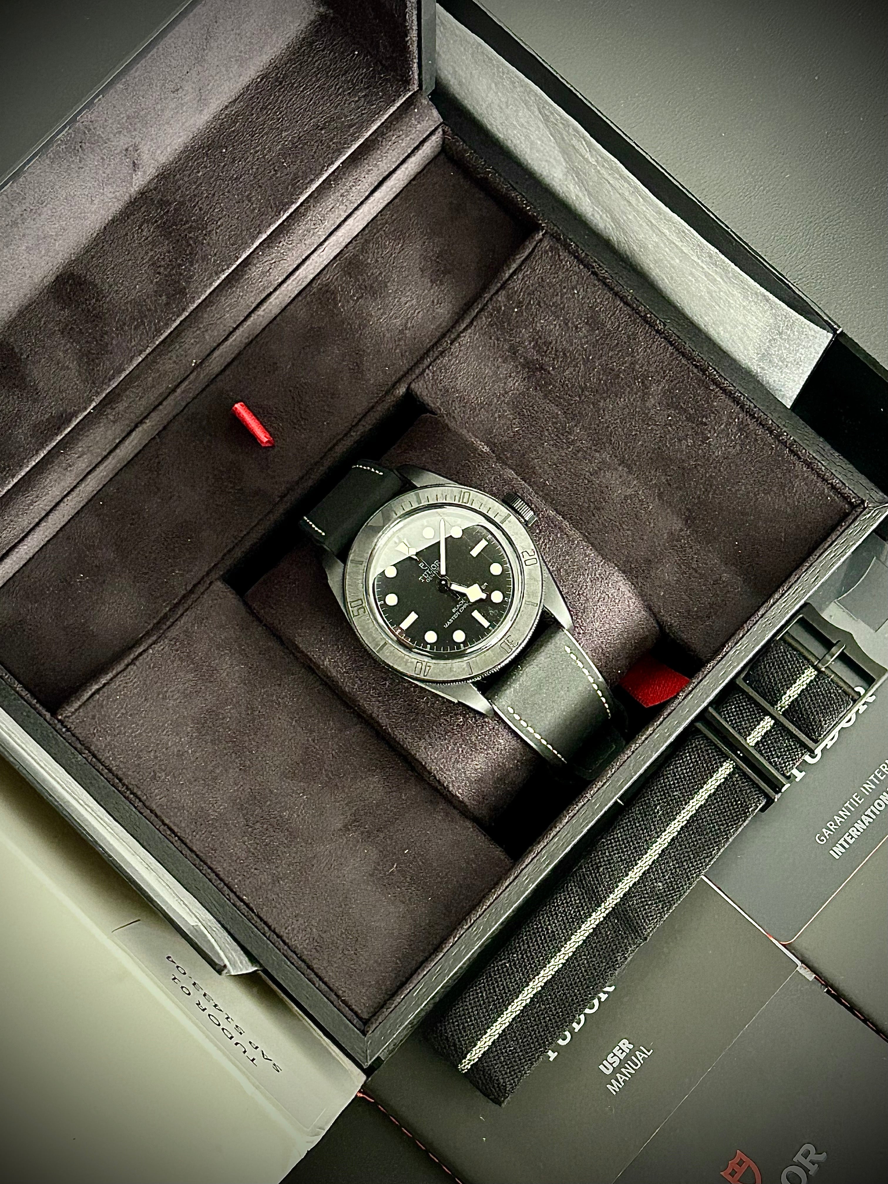 2021 TUDOR BLACK BAY CERAMIC, M79210CNU, FULL SET, INC GST