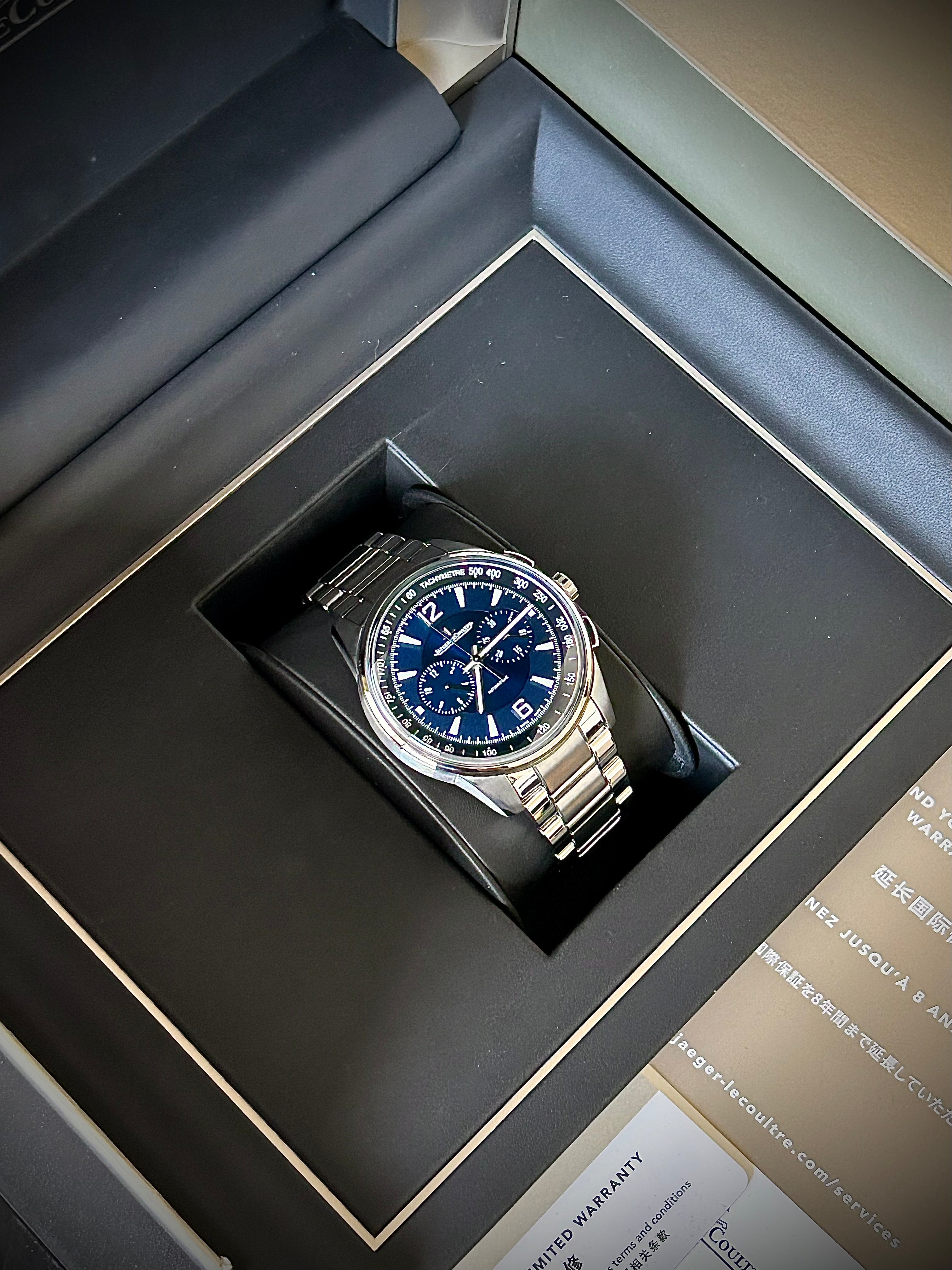 2022 JAEGER-LECOULTRE POLARIS CHRONOGRAPH, Q9028180, FULL SET, INC GST