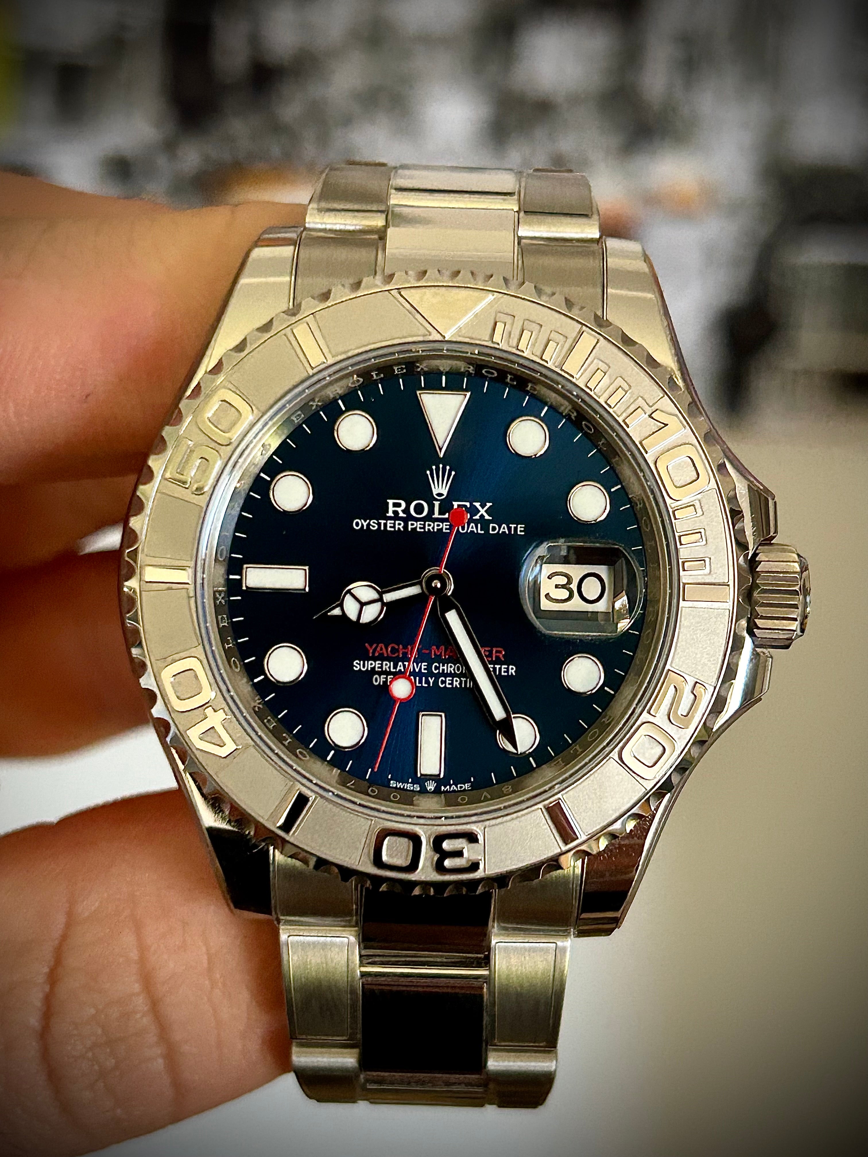 2025 ROLEX YACHT-MASTER 40, BLUE DIAL, 126622, FULL SET