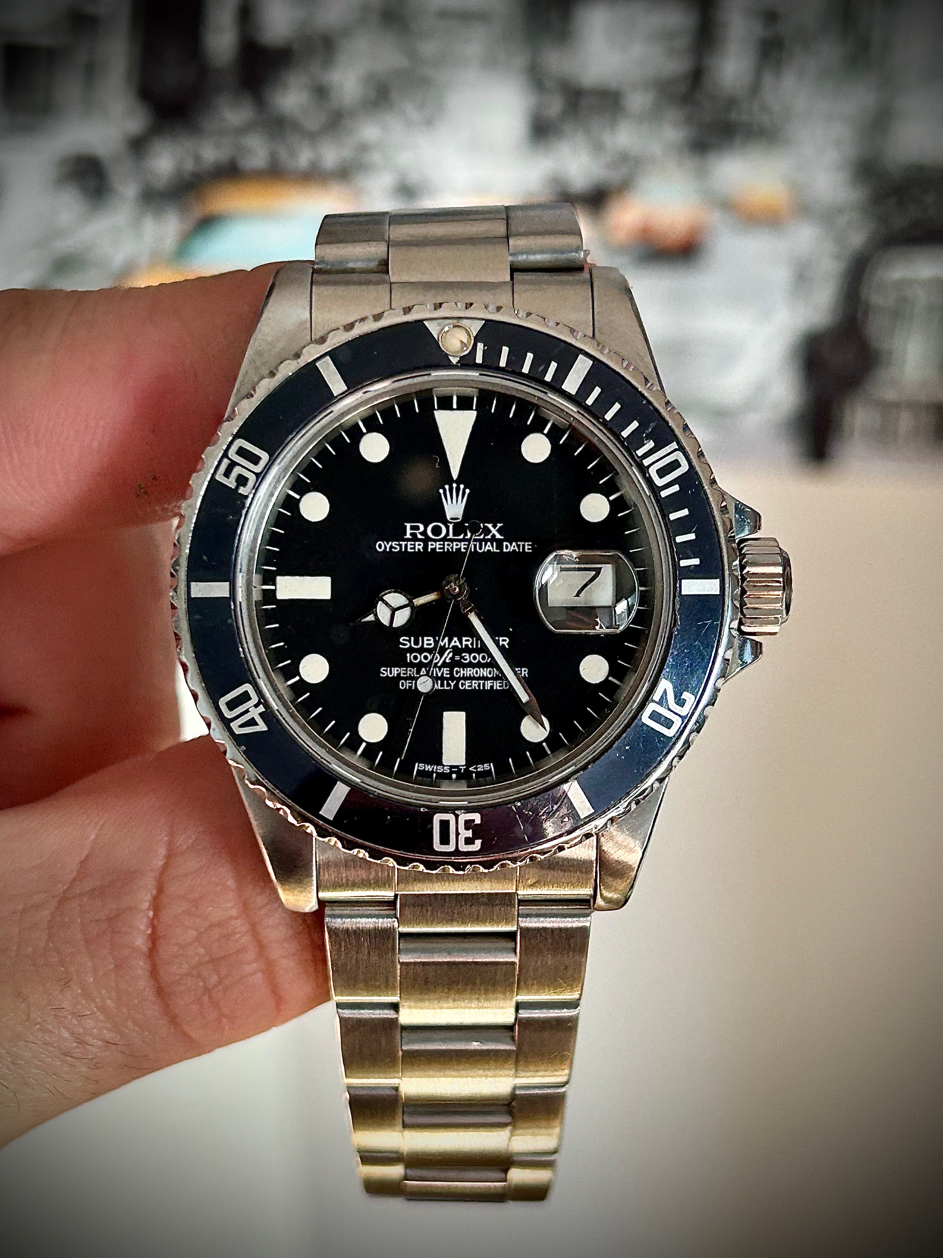 1984 ROLEX SUBMARINER DATE, 16800, WATCH ONLY, INC GST