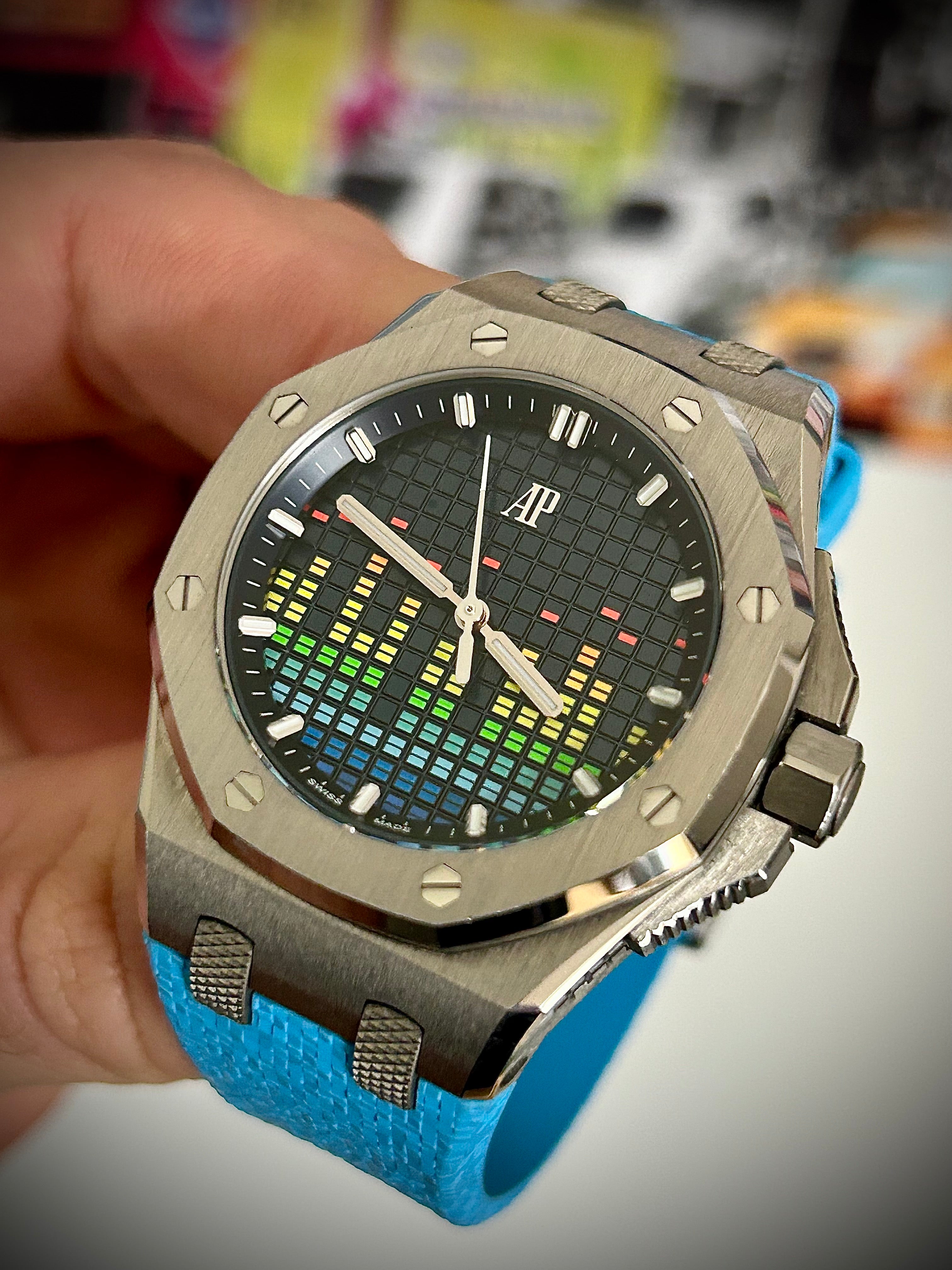 2022 AUDEMARS PIGUET ROYAL OAK OFFSHORE MUSIC EDITION, 1 OF 500, 77600TI, FULL SET, INC GST