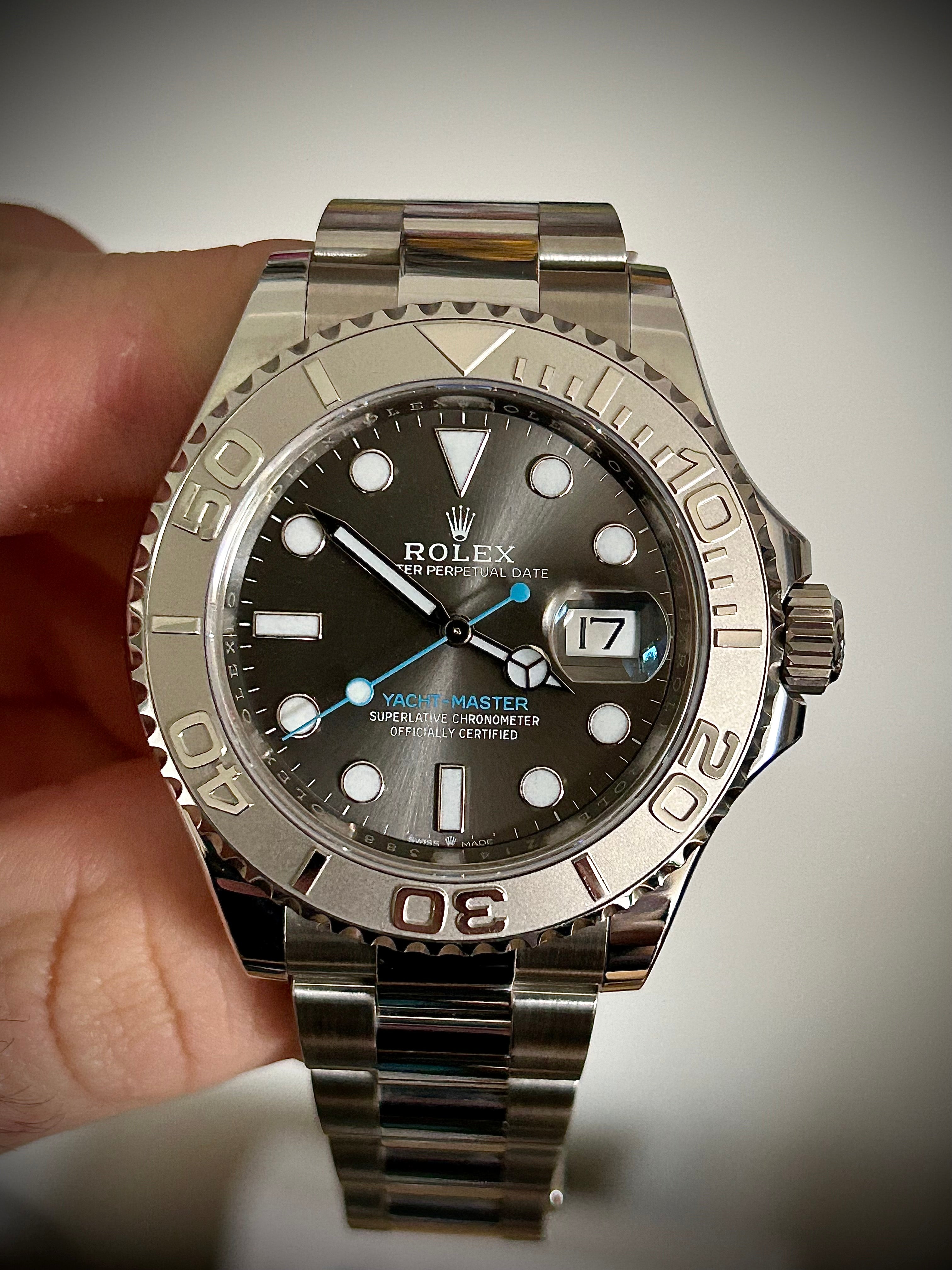 2020 ROLEX YACHT-MASTER 40, SLATE DIAL, 126622, FULL SET