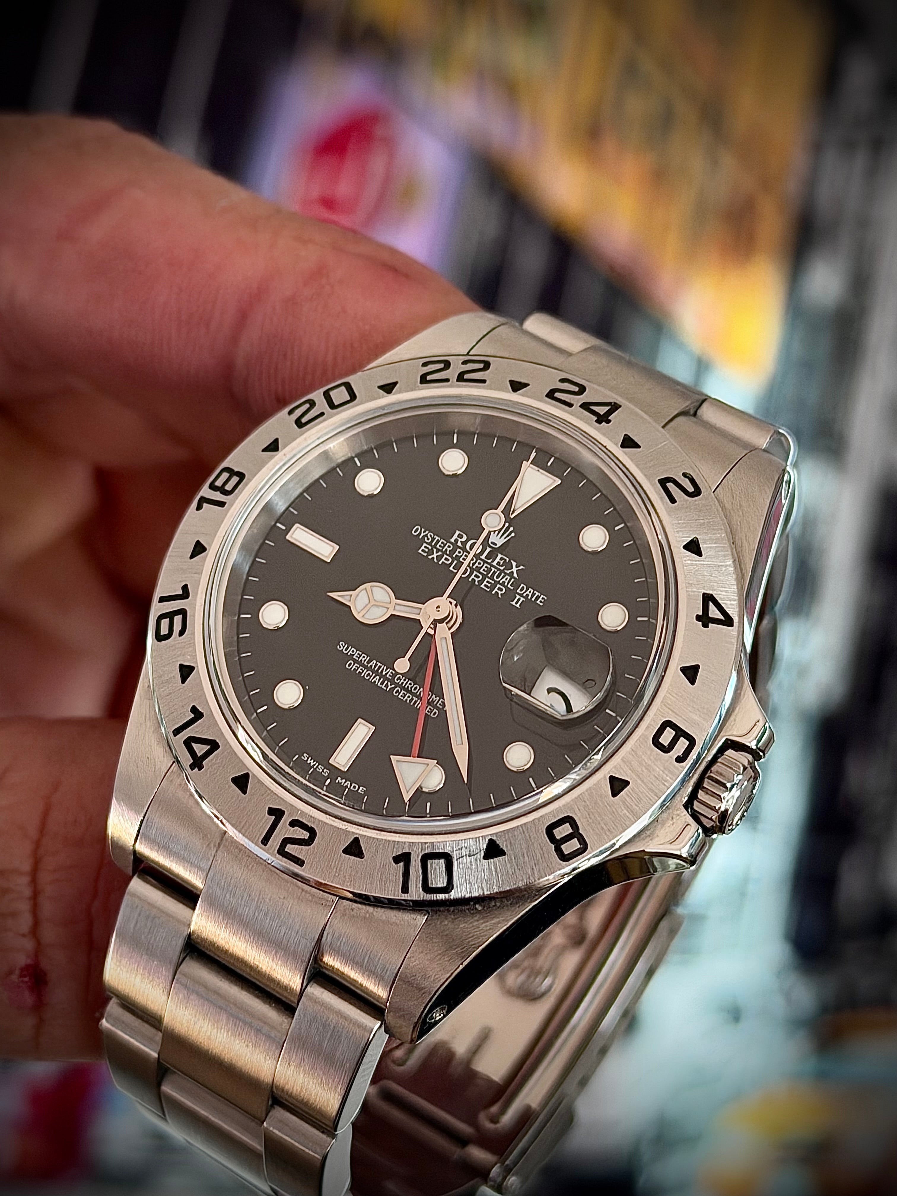 2002 ROLEX EXPLORER II, 16570, WATCH ONLY, INC GST