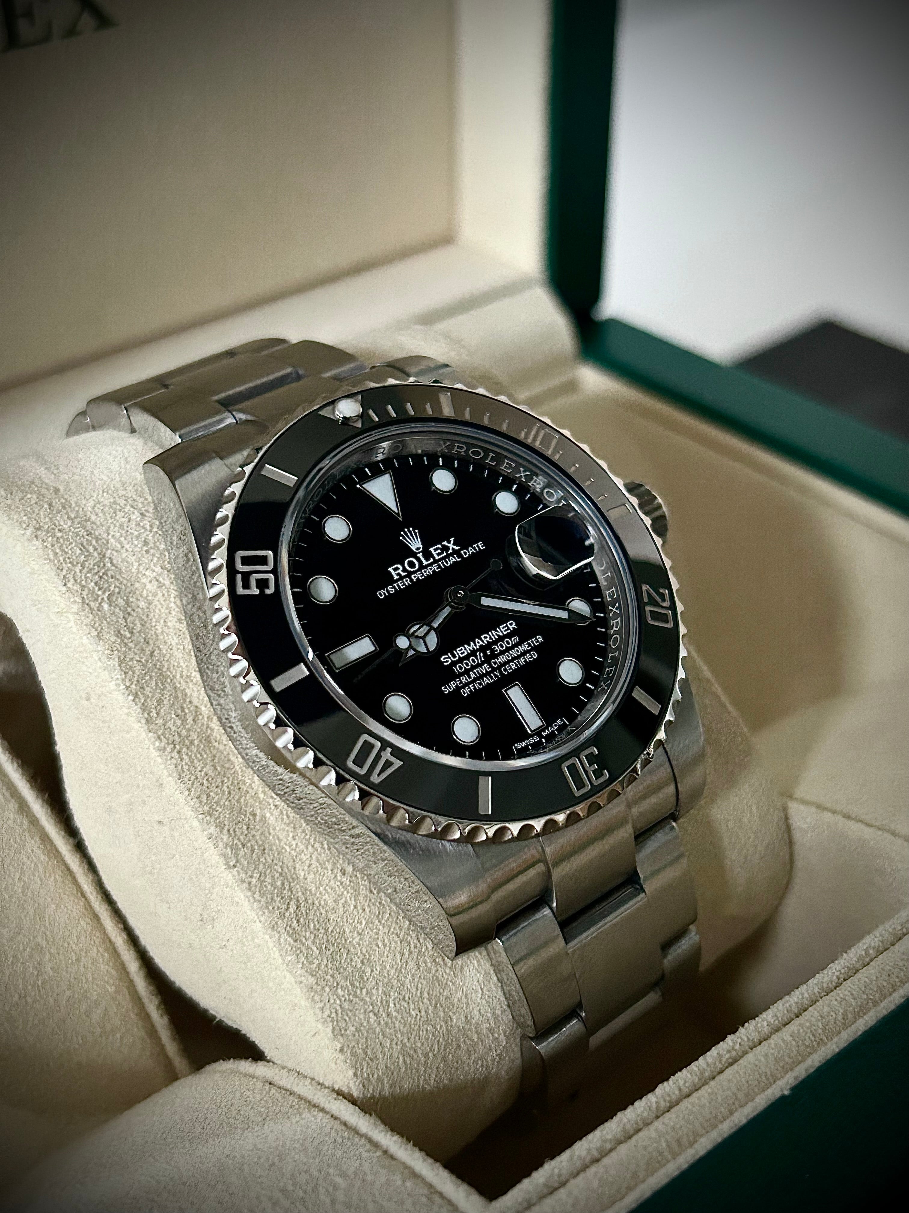 2019 ROLEX SUBMARINER DATE 116610LN, BOX AND PAPERS, INC GST