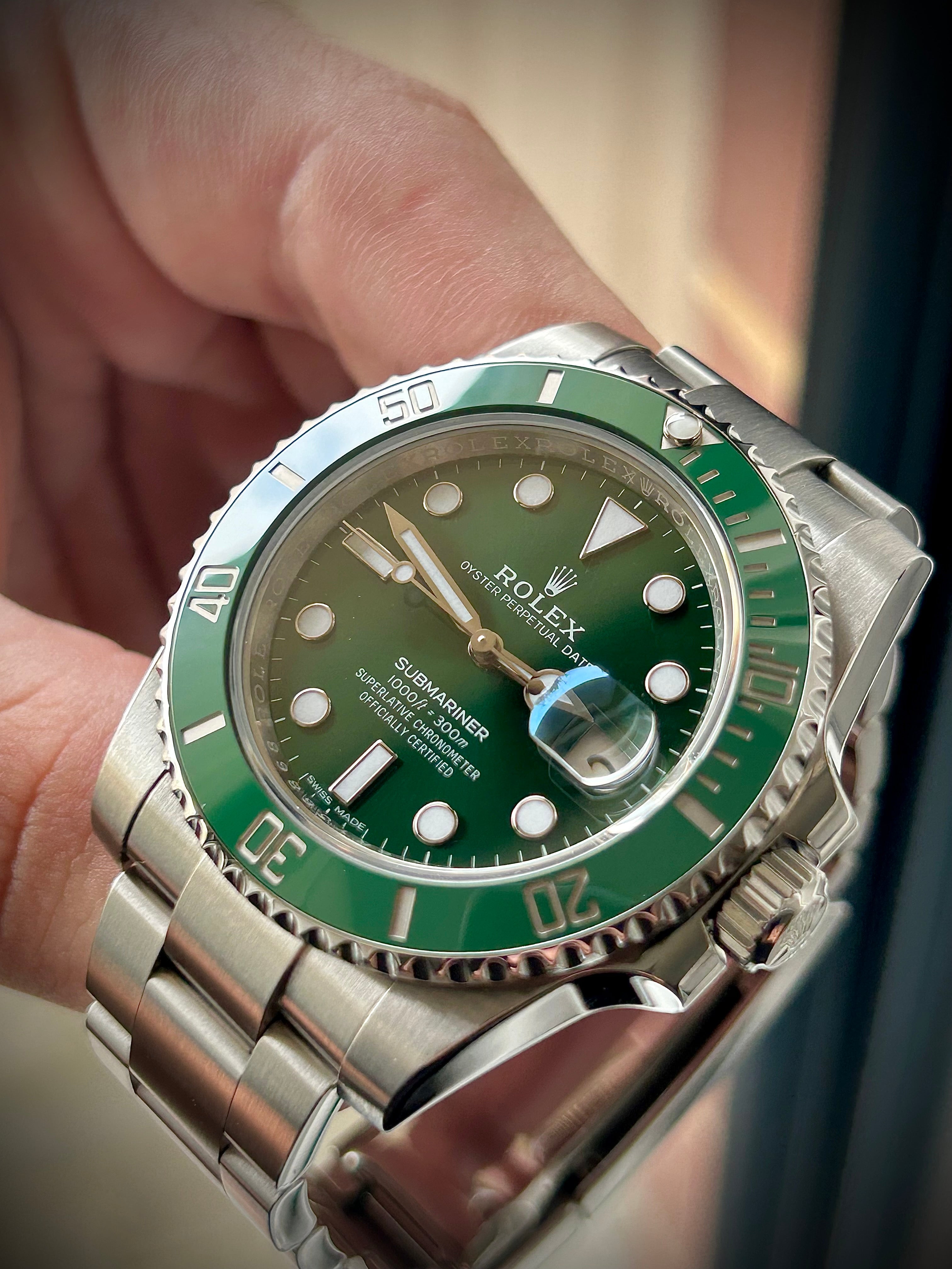 2019 ROLEX SUBMARINER DATE 116610LV, HULK, FULL SET, INC GST