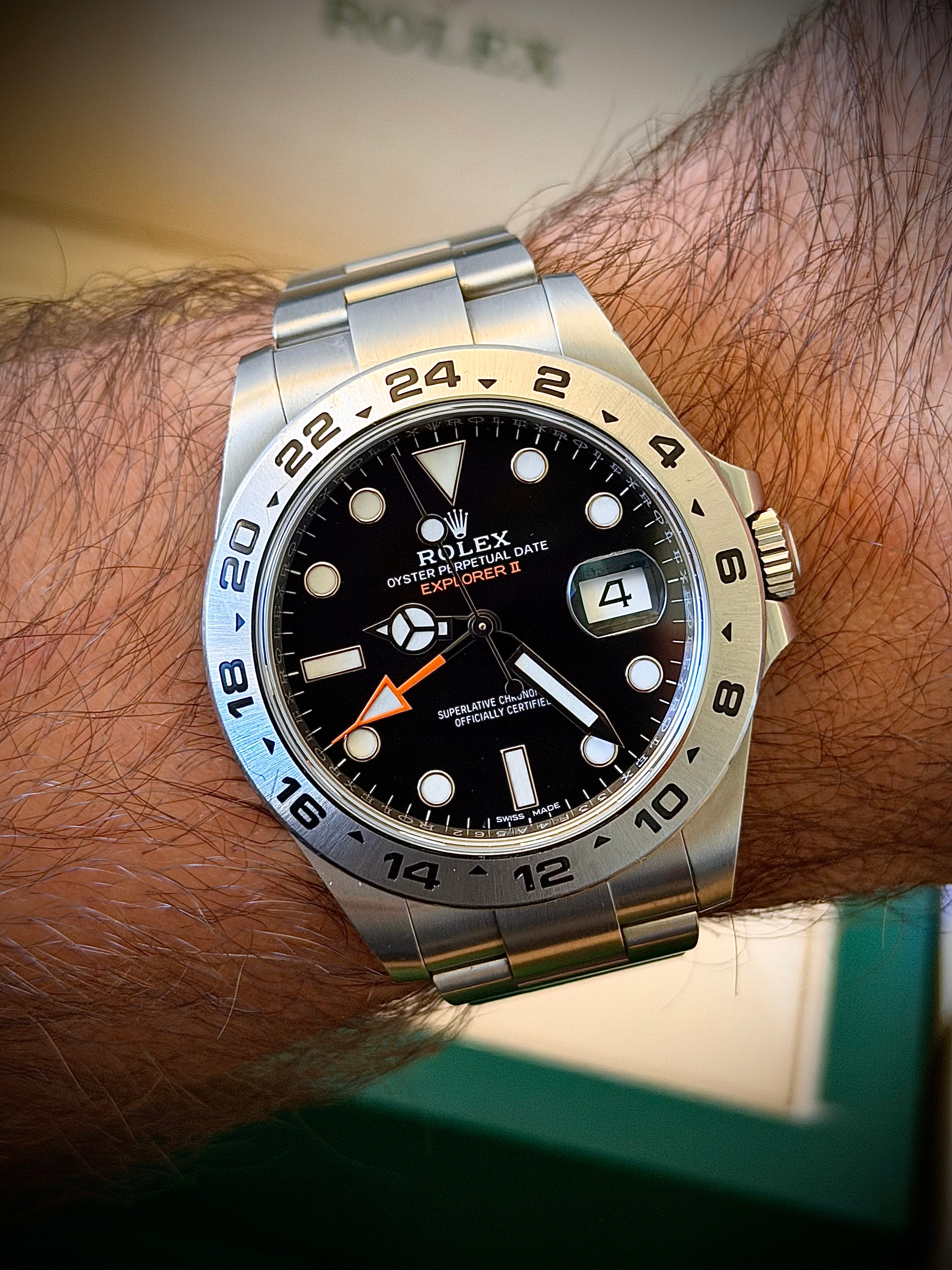 2019 ROLEX EXPLORER II, 216570, FULL SET, INC GST