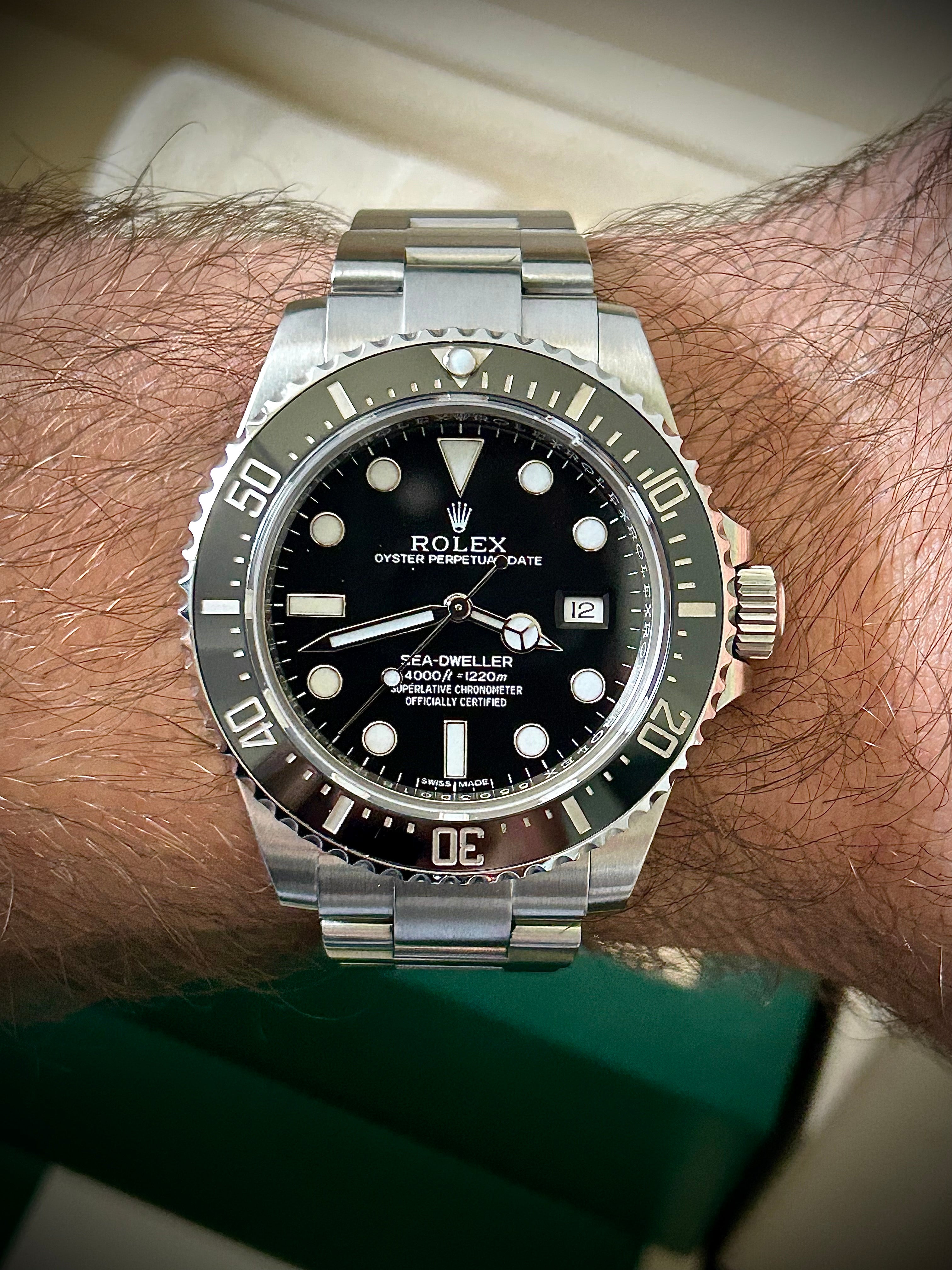 2017 ROLEX SEA-DWELLER 4000, 116600, BOX AND PAPERS, GST INC