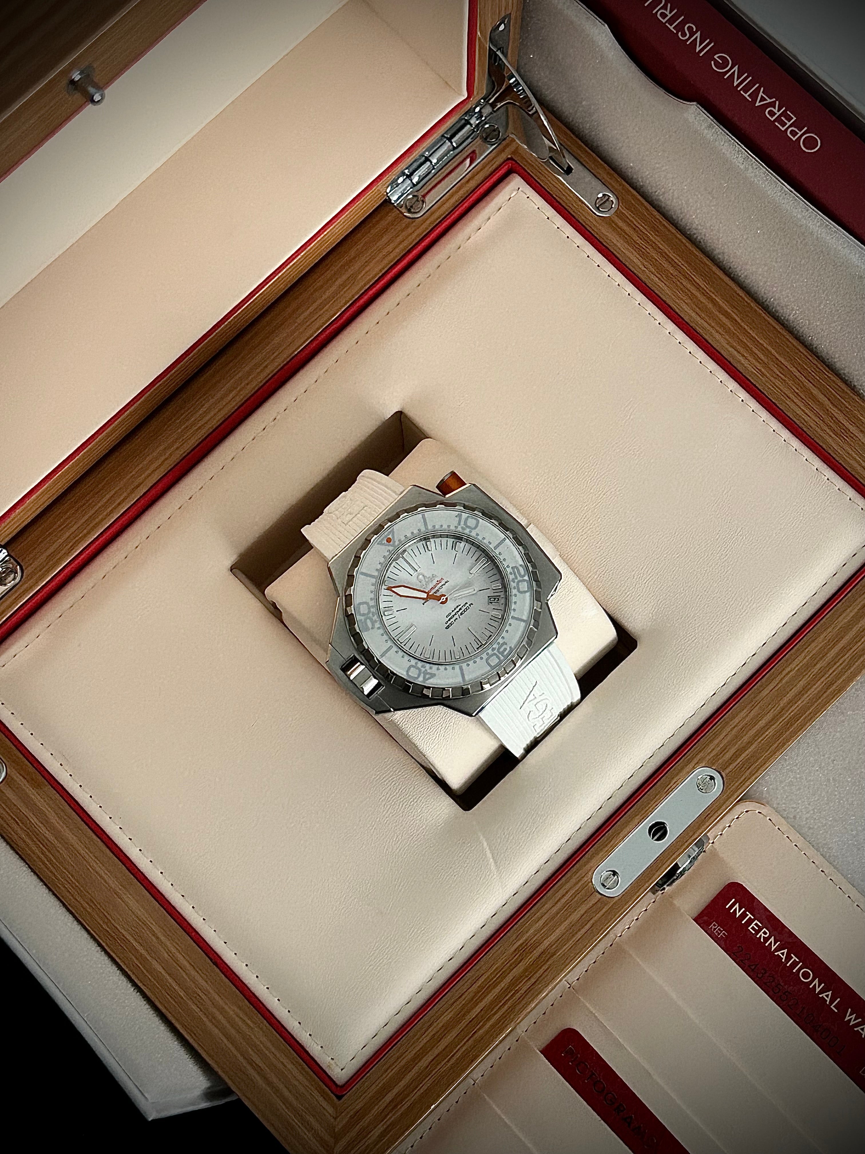 2022 OMEGA SEAMASTER PLOPROF 1200M, FULL SET, INC GST