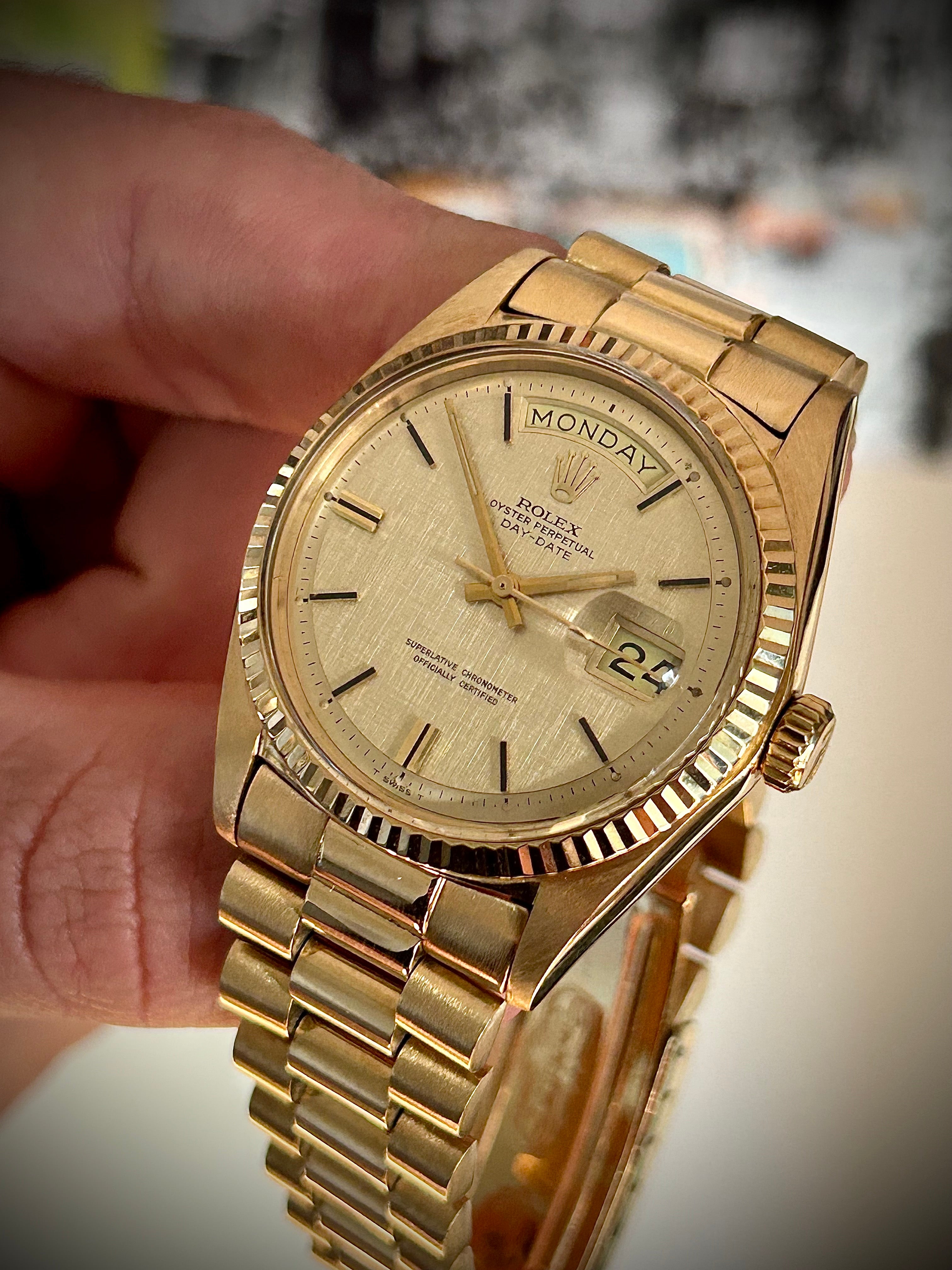 1971 ROLEX DAY DATE PRESIDENT, 1803, WATCH ONLY, INC GST