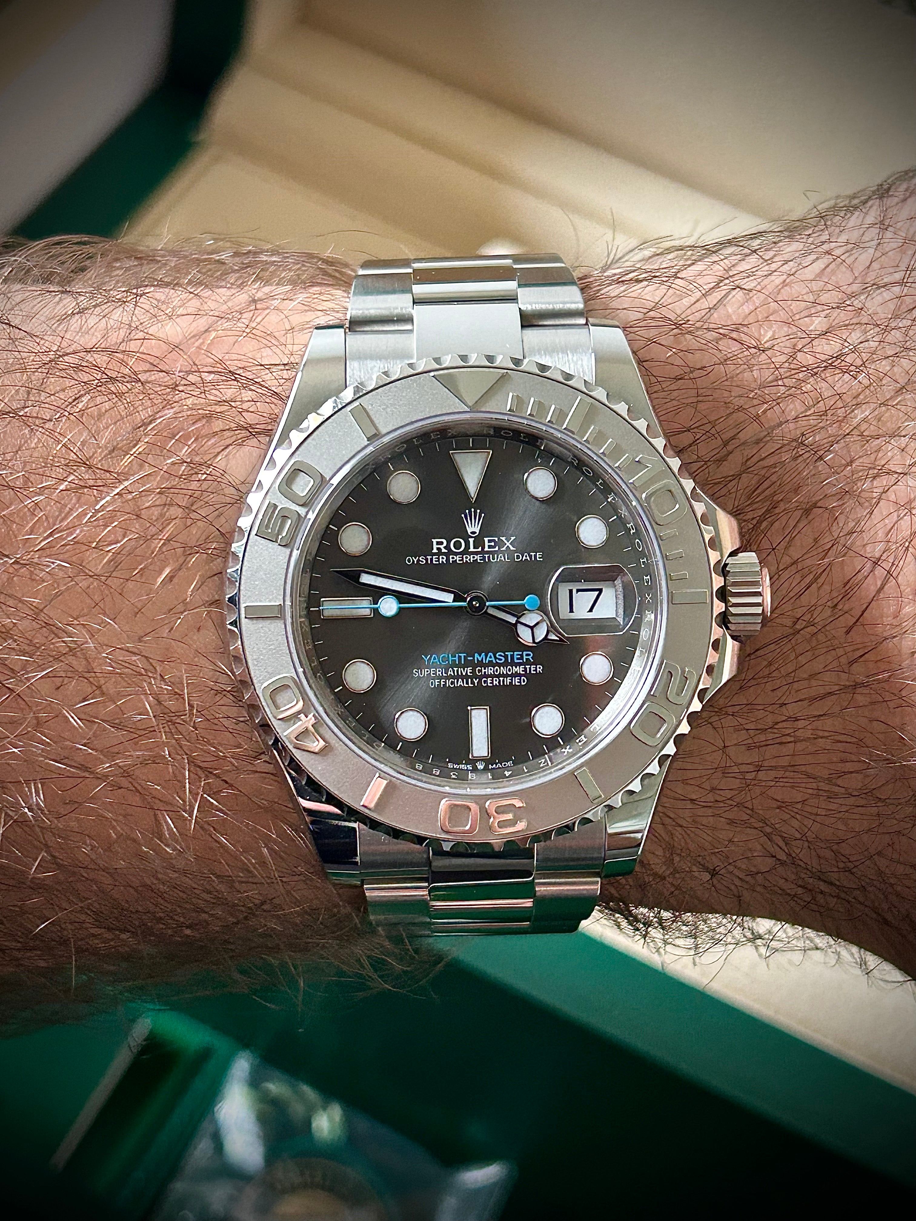 2020 ROLEX YACHT-MASTER 40, SLATE DIAL, 126622, FULL SET