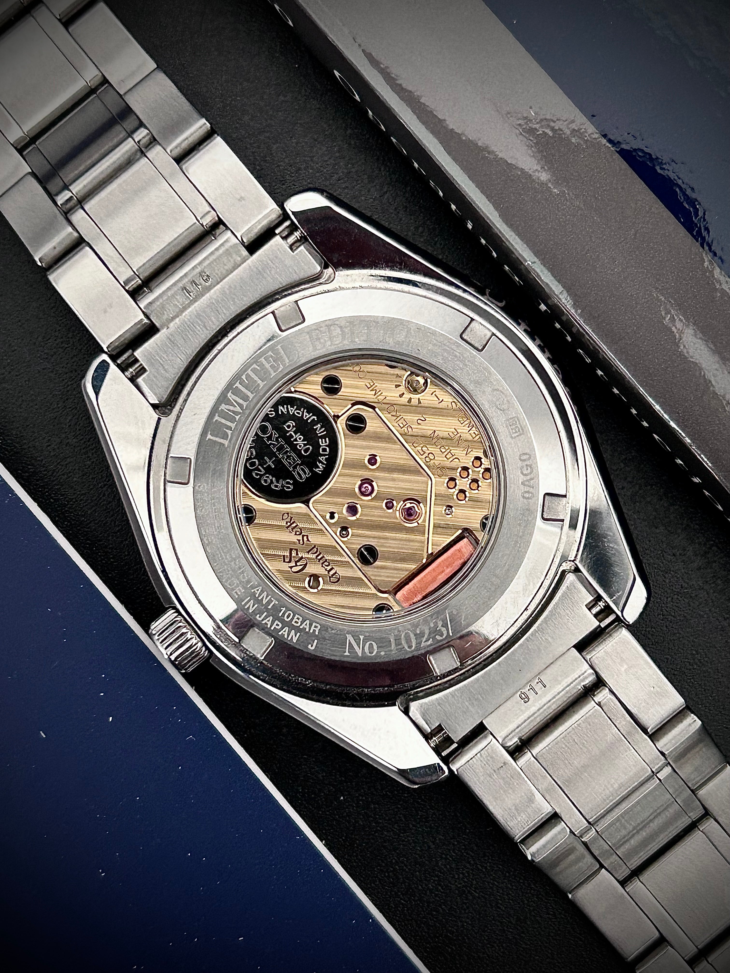 2022 GRAND SEIKO SEA OF CLOUDS, 55TH ANNIVERSARY, SBGP017, FULL SET, INC GST