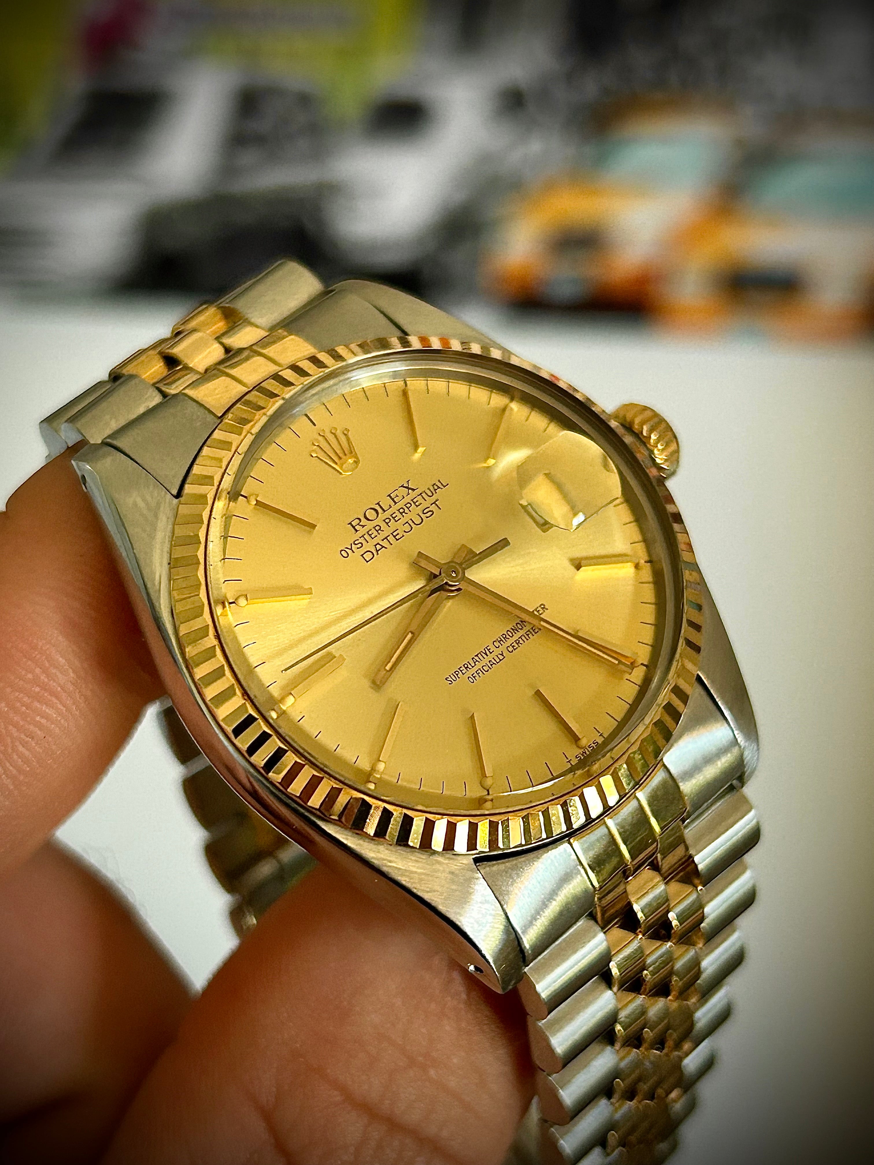 1984 ROLEX DATEJUST 36 16013, WATCH ONLY, INC GST